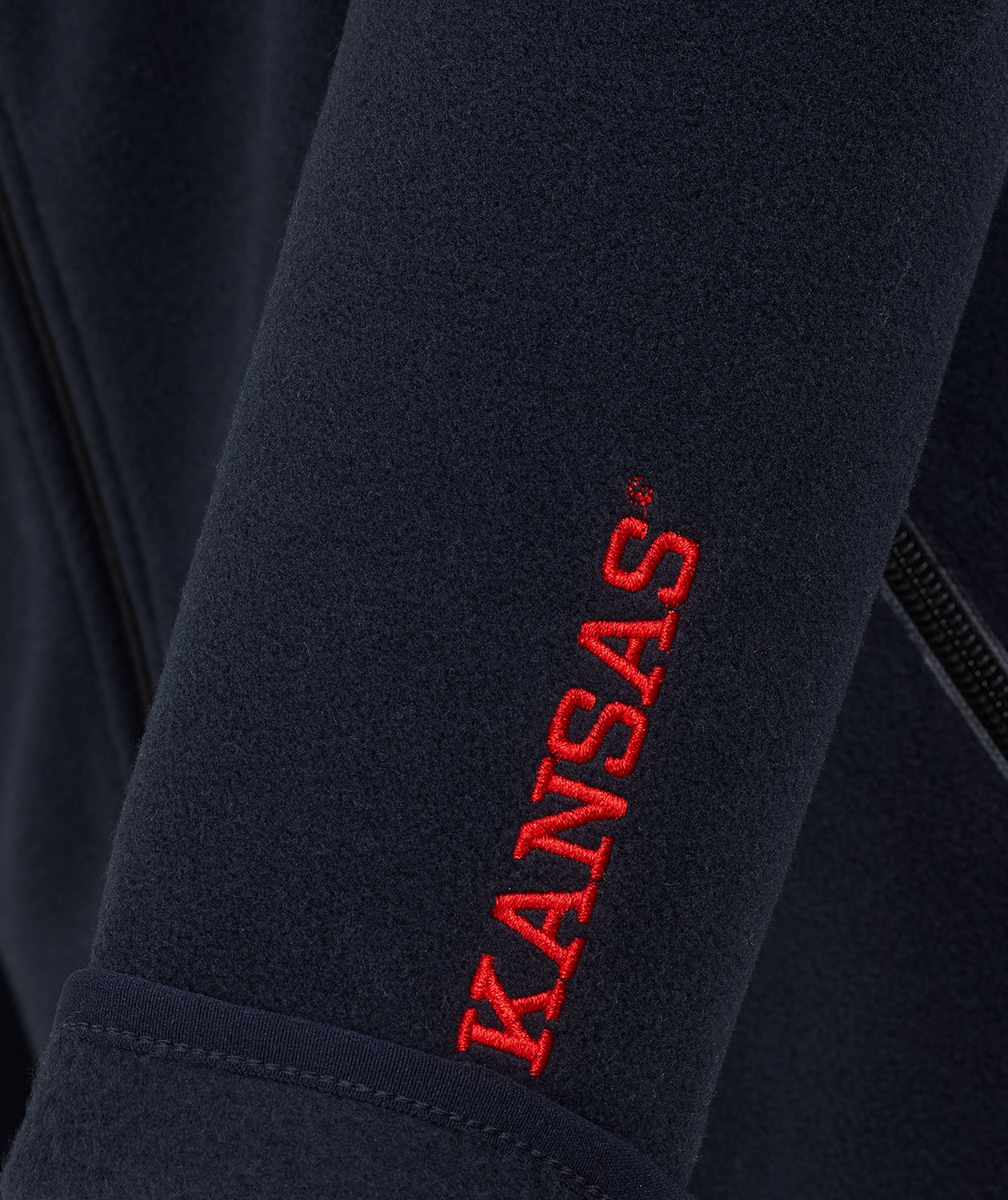 Kansas Evolve fleecejakke, M&oslash;rk Marine, large image number 4