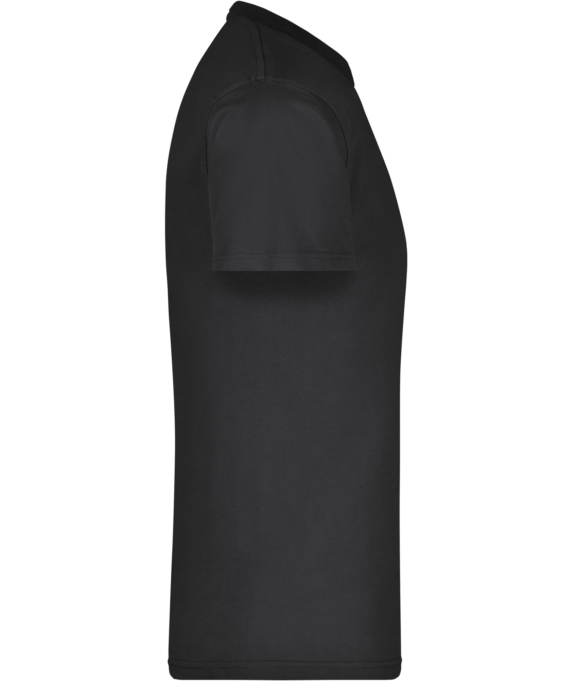 James & Nicholson T-Shirt Round-T Heavy, Schwarz, large image number 2