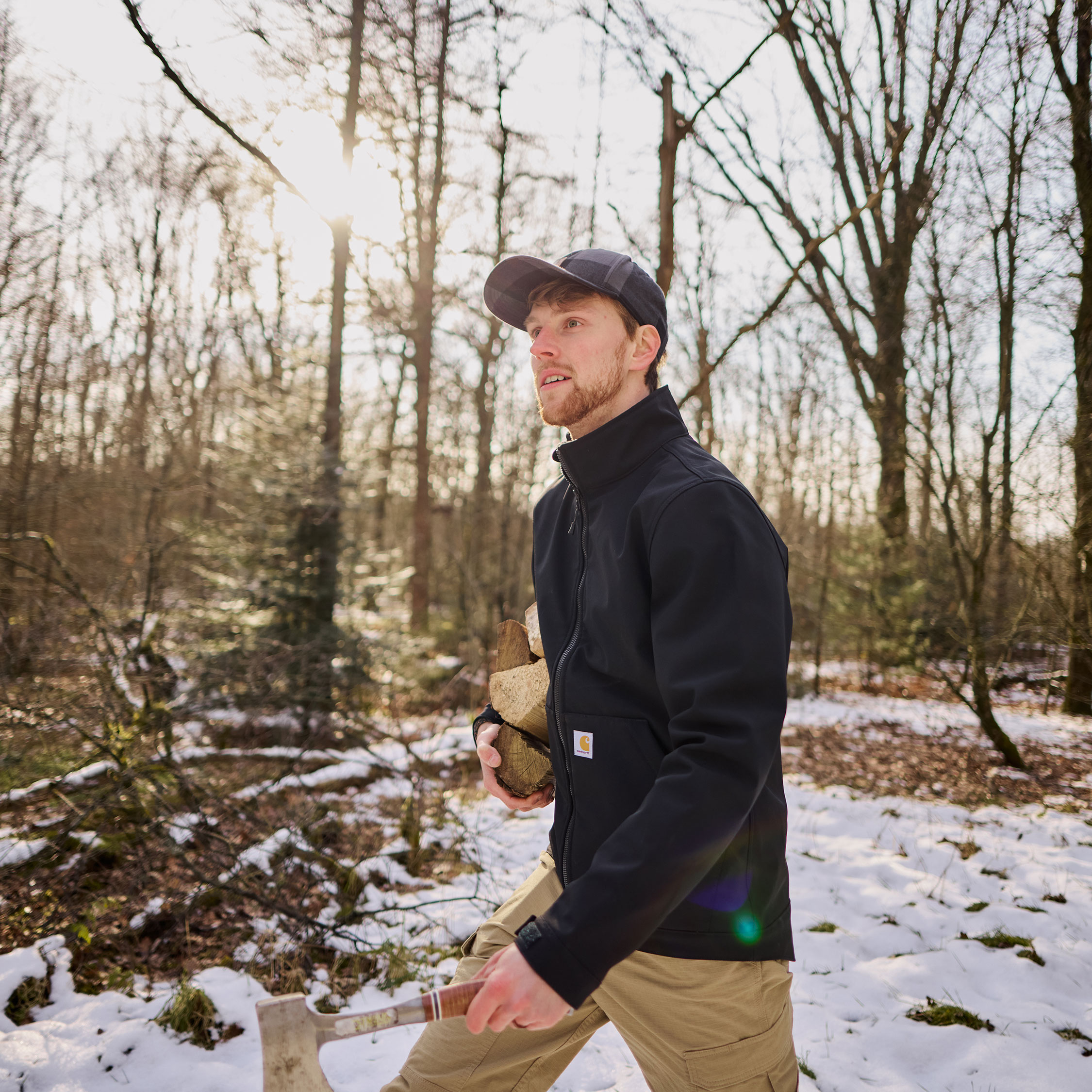 Carhartt Rain Defender softshelljacka, Black