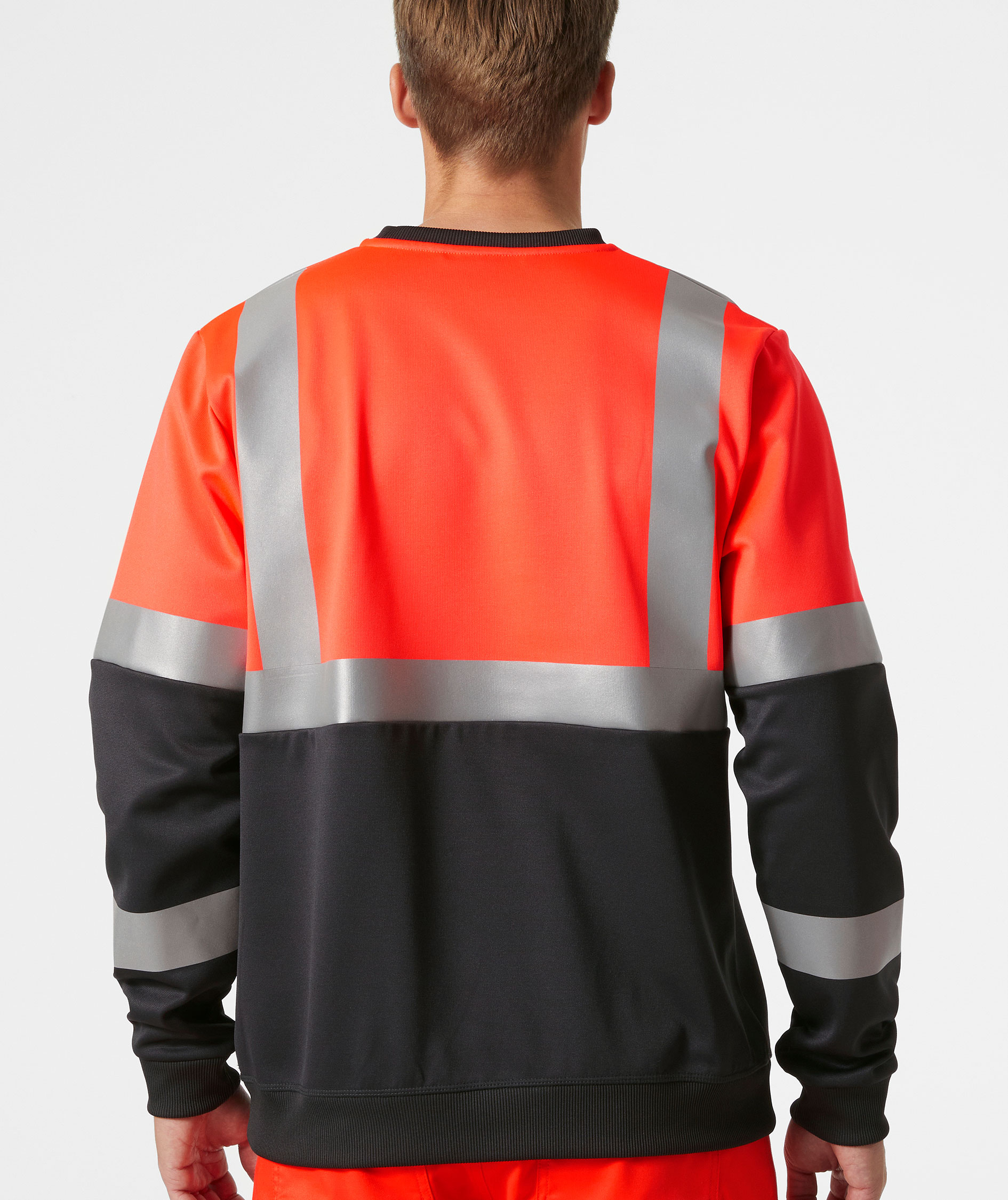 Helly Hansen Addvis sweatshirt, Hi-Vis R&oslash;d/Ebony, large image number 3