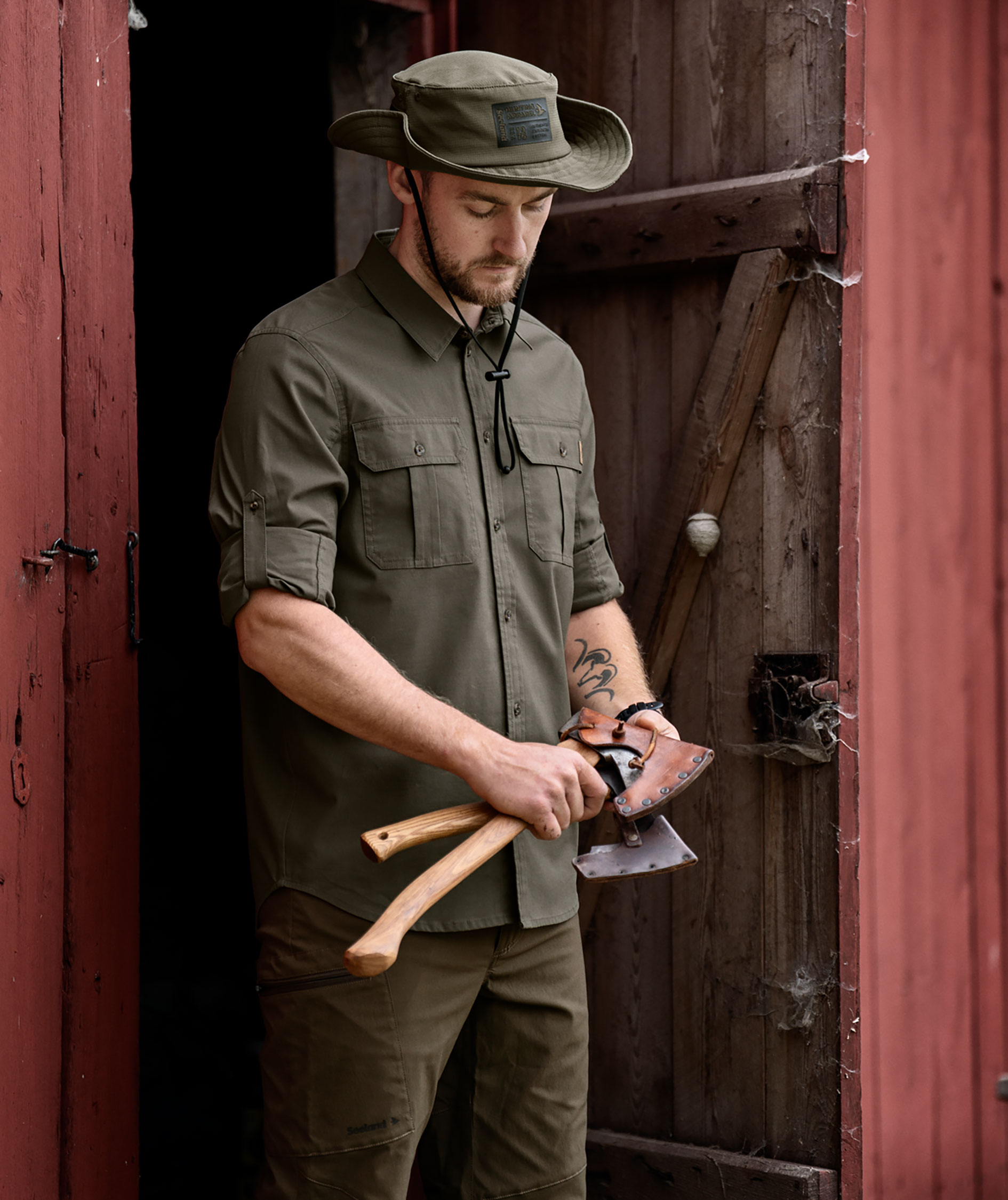 Seeland Selous Cargo short-sleeved shirt