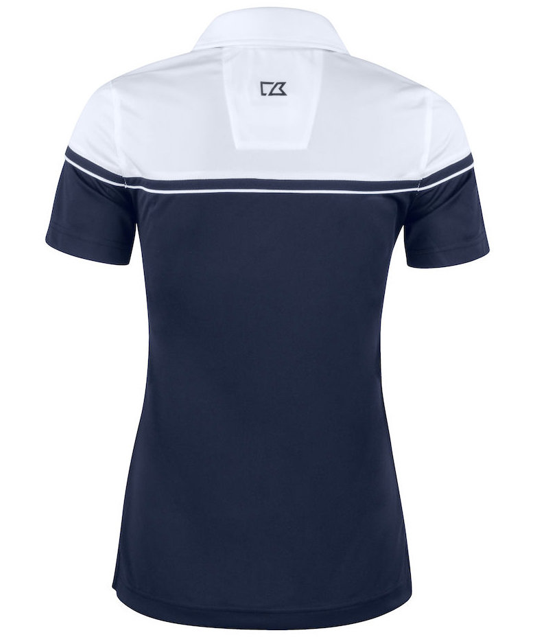 Cutter & Buck Seabeck dame polo T-shirt, M&oslash;rk Navy/Hvid, large image number 4