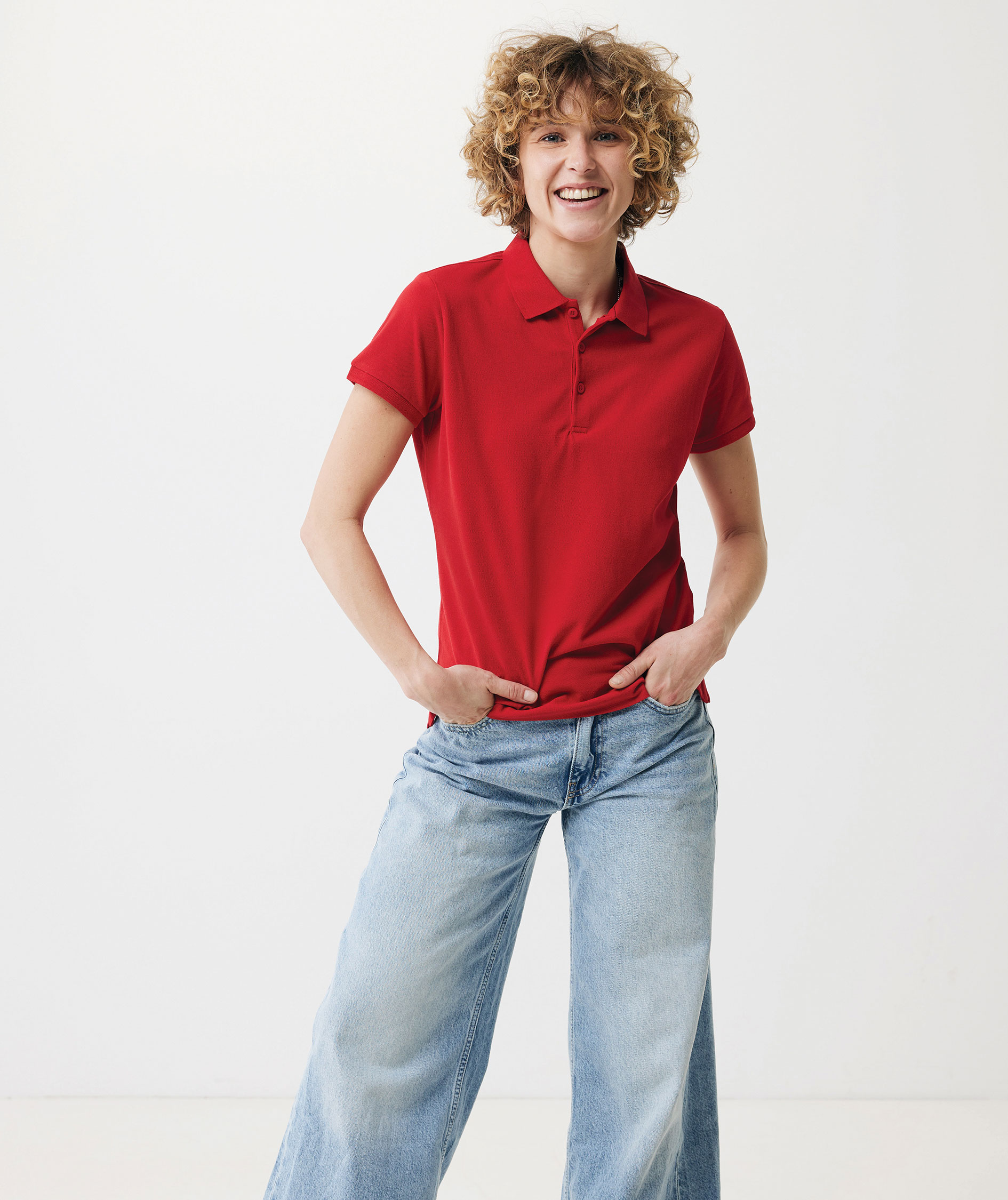 Iqoniq Yosemite Damen Poloshirt, Rot, large image number 8