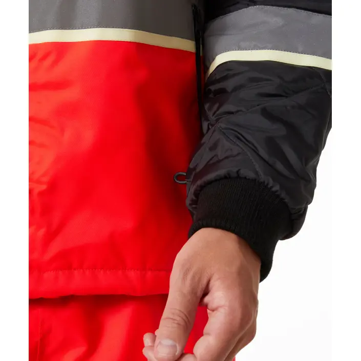 Helly Hansen UC-ME 2-i-1 insulator jakke, Hi-Vis Rød/Ebony, large image number 7