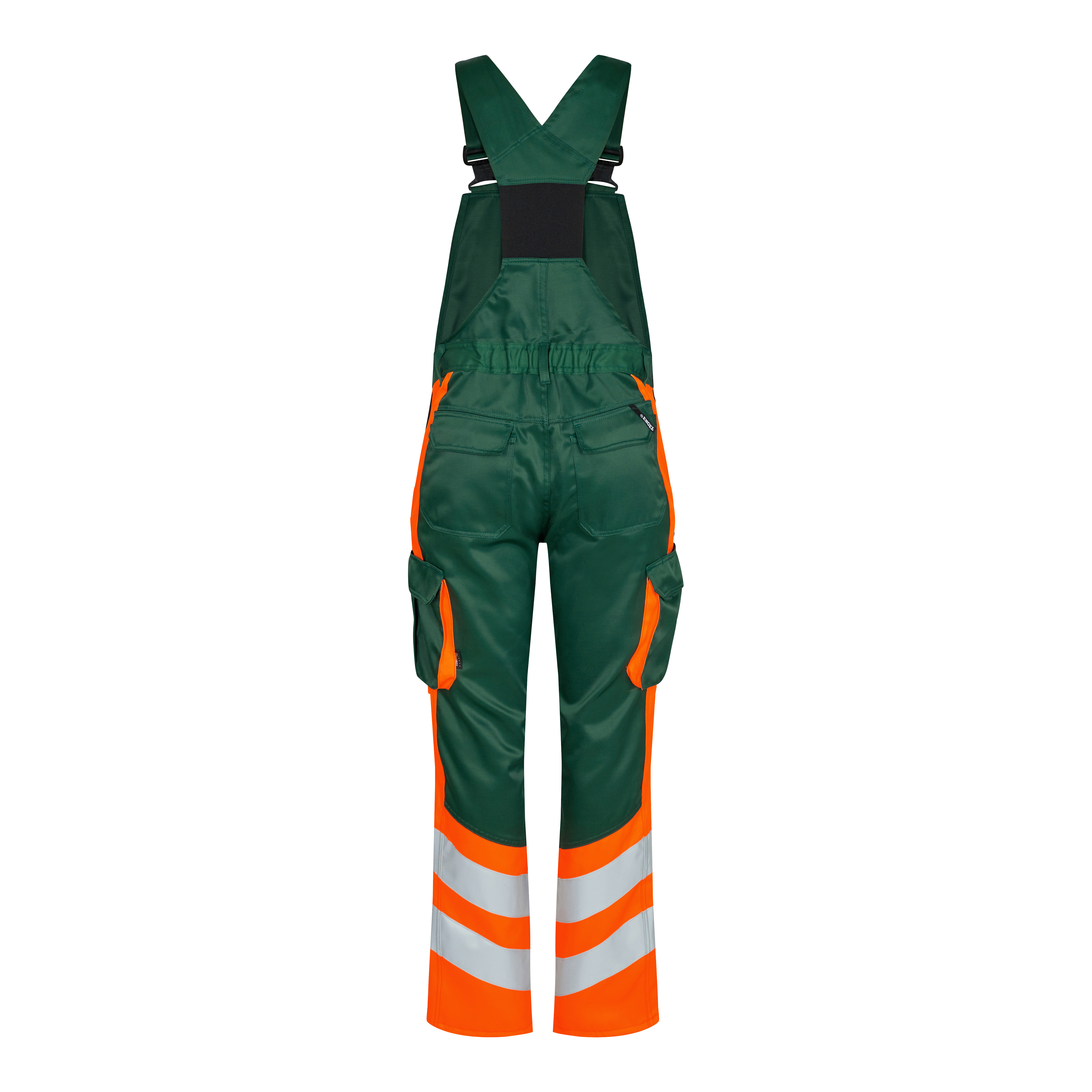 Engel Safety Light overalls, Gr&oslash;n/Hi-vis Orange, large image number 1