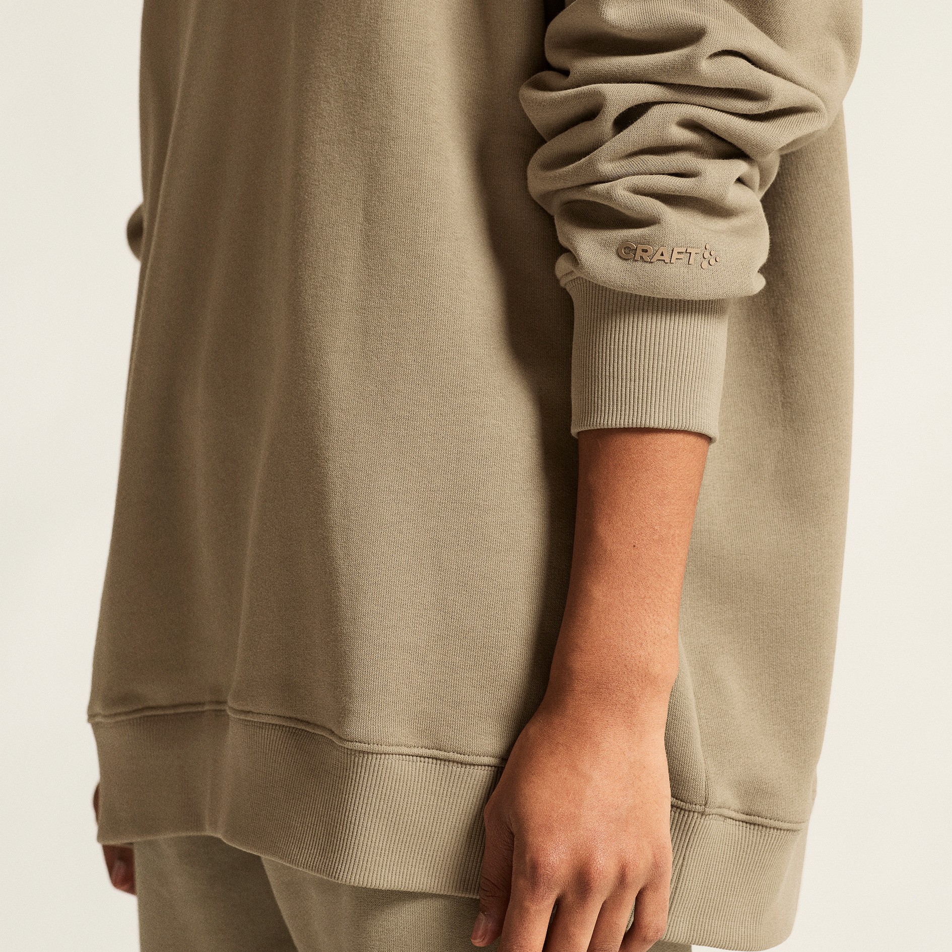 Craft Frequent sweatshirt dam, Taupe, large image number 6