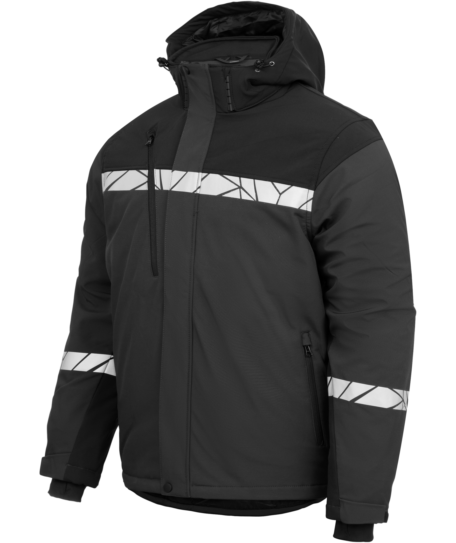 ProJob lined softshell jacket 7413, Grey/Black, large image number 4