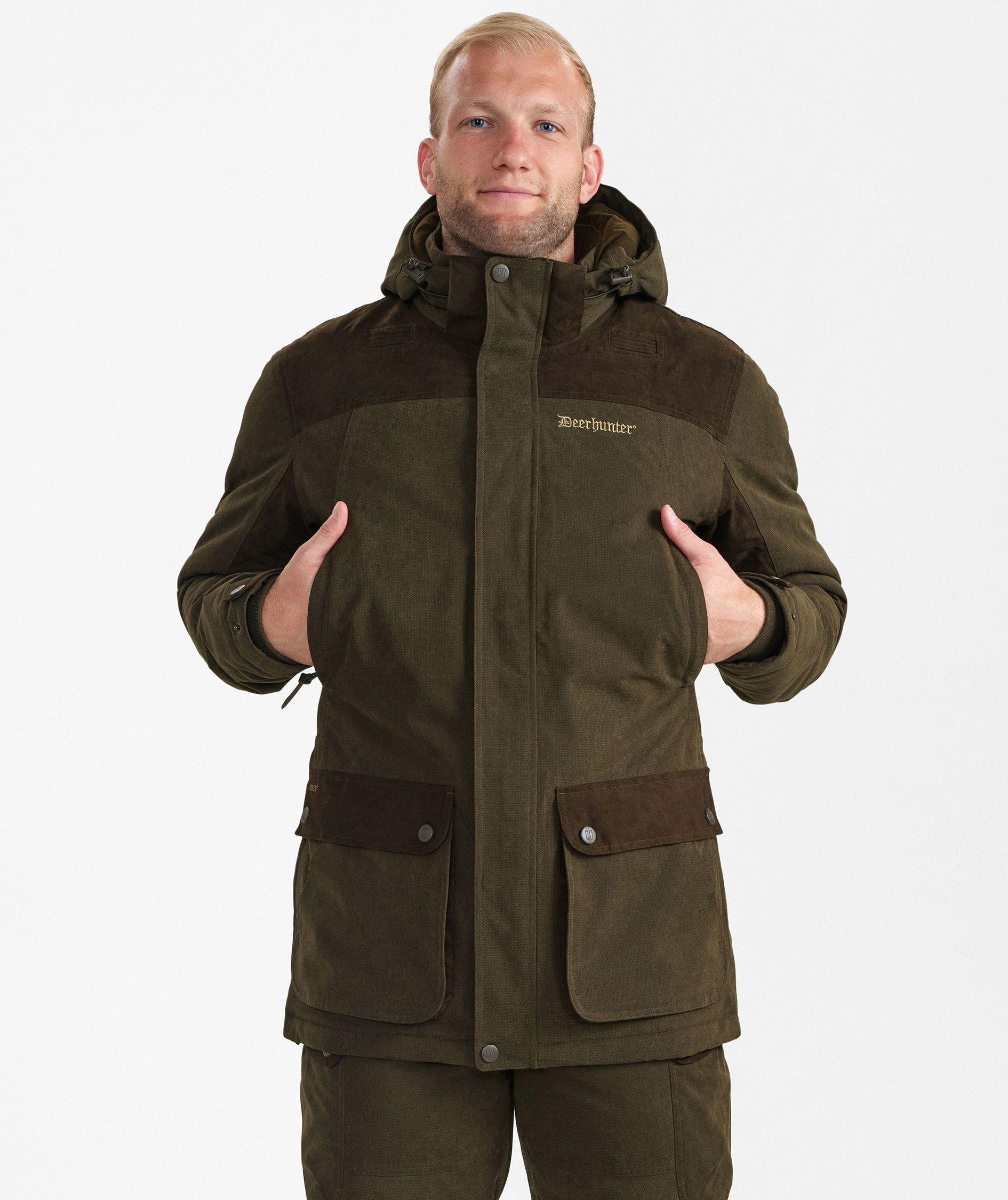 Deerhunter Eagle winter jacket, Tarmac green, large image number 3