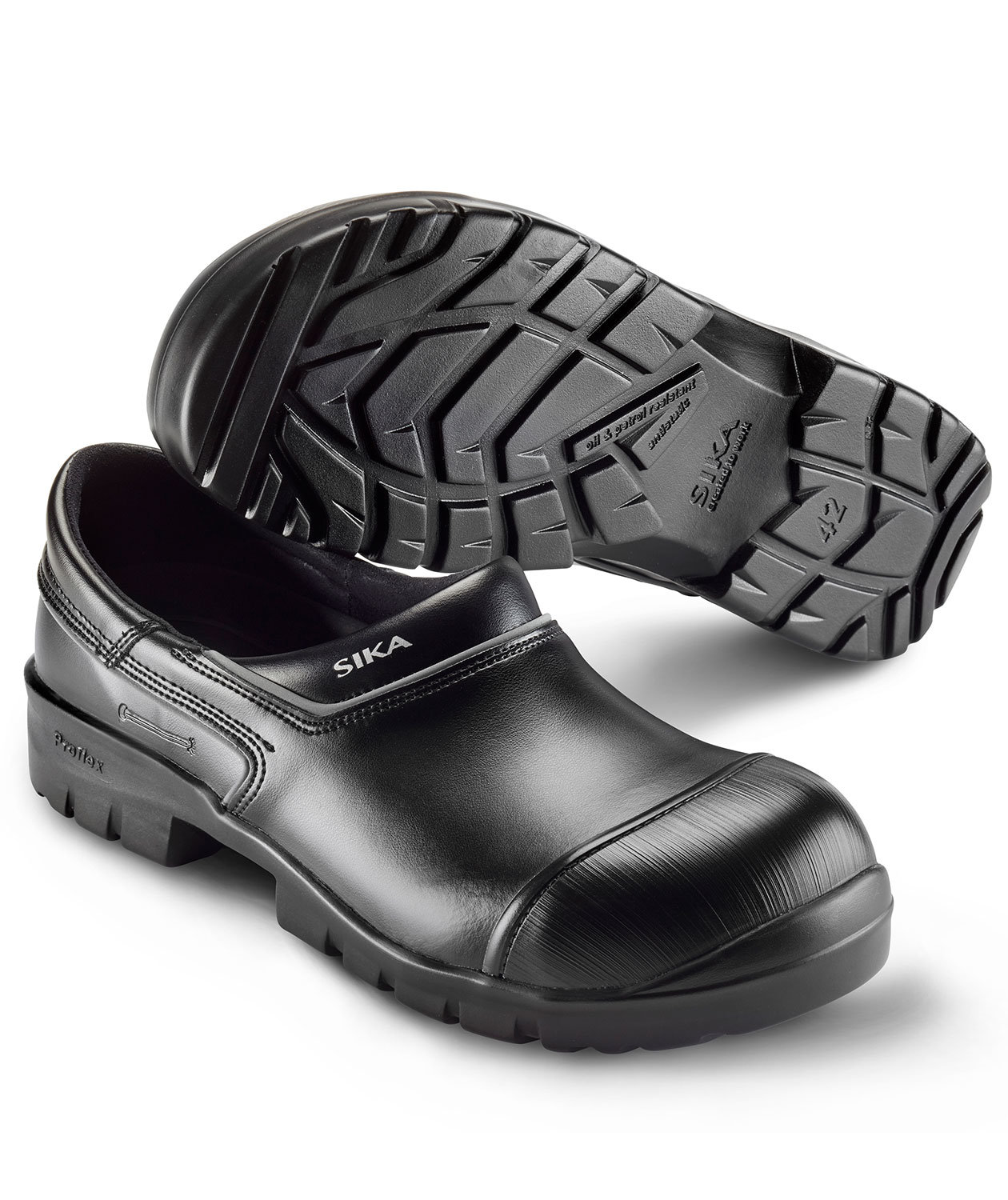 Sika Proflex skyddstr&auml;skor med h&auml;lkappa S3, Svart