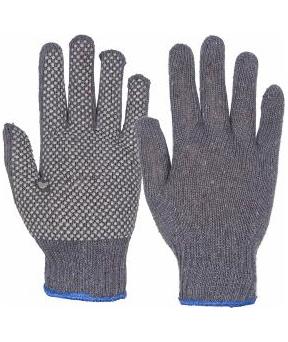 OS 12-pack arbetshandskar med noppor, Gr&aring;