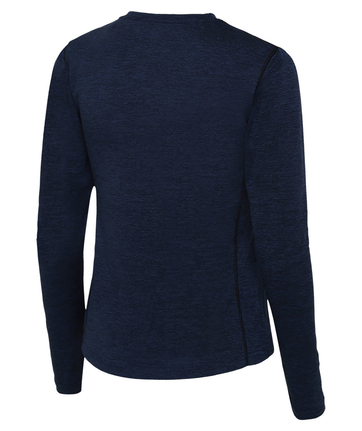 Pitch Stone l&aring;ng&auml;rmad T-shirt dam, Navy melange, large image number 2