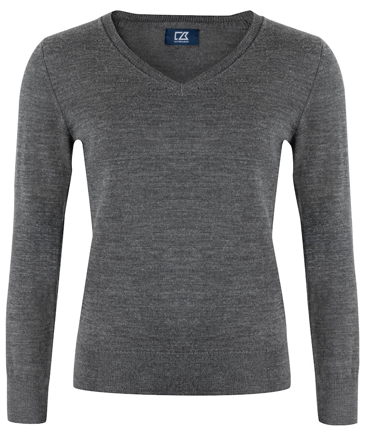 Cutter & Buck Vernon stickad tr&ouml;ja med merinoull dam, Anthracite melange, Anthracite melange, swatch