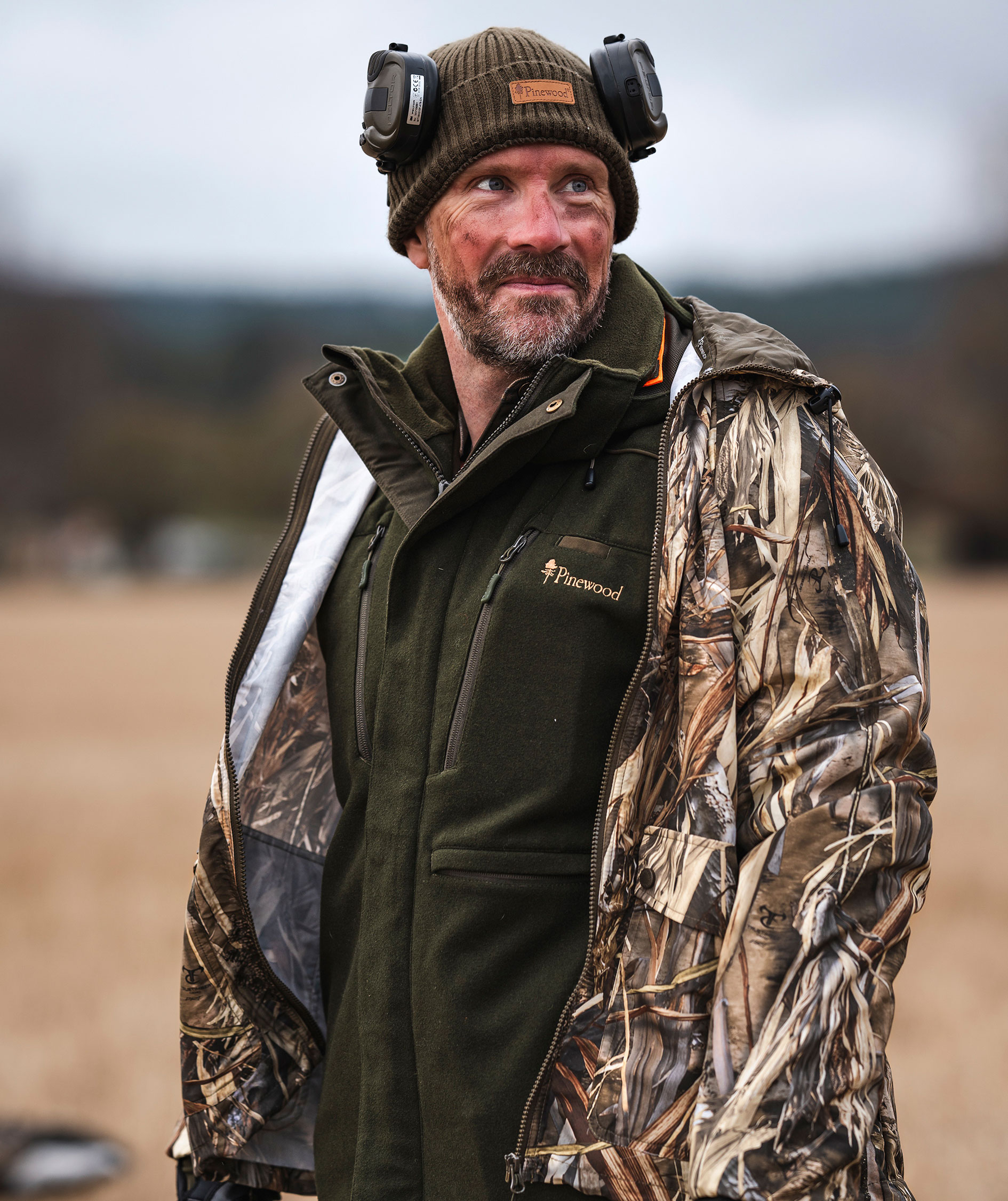 Pinewood Furudal Hunters jakke med uld, Moss green, large image number 14