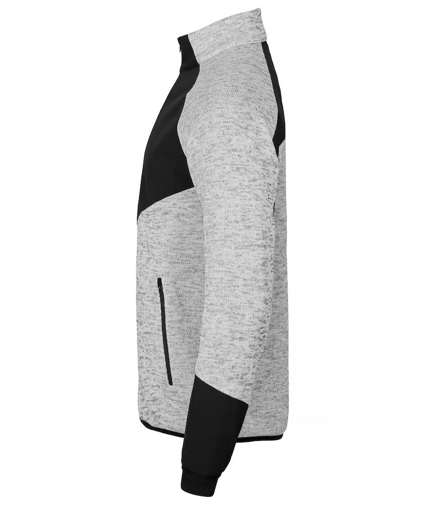 Clique Haines Fleecejacke, Ash, large image number 3