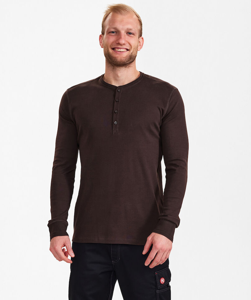 Engel Extend langermet Grandad T-skjorte