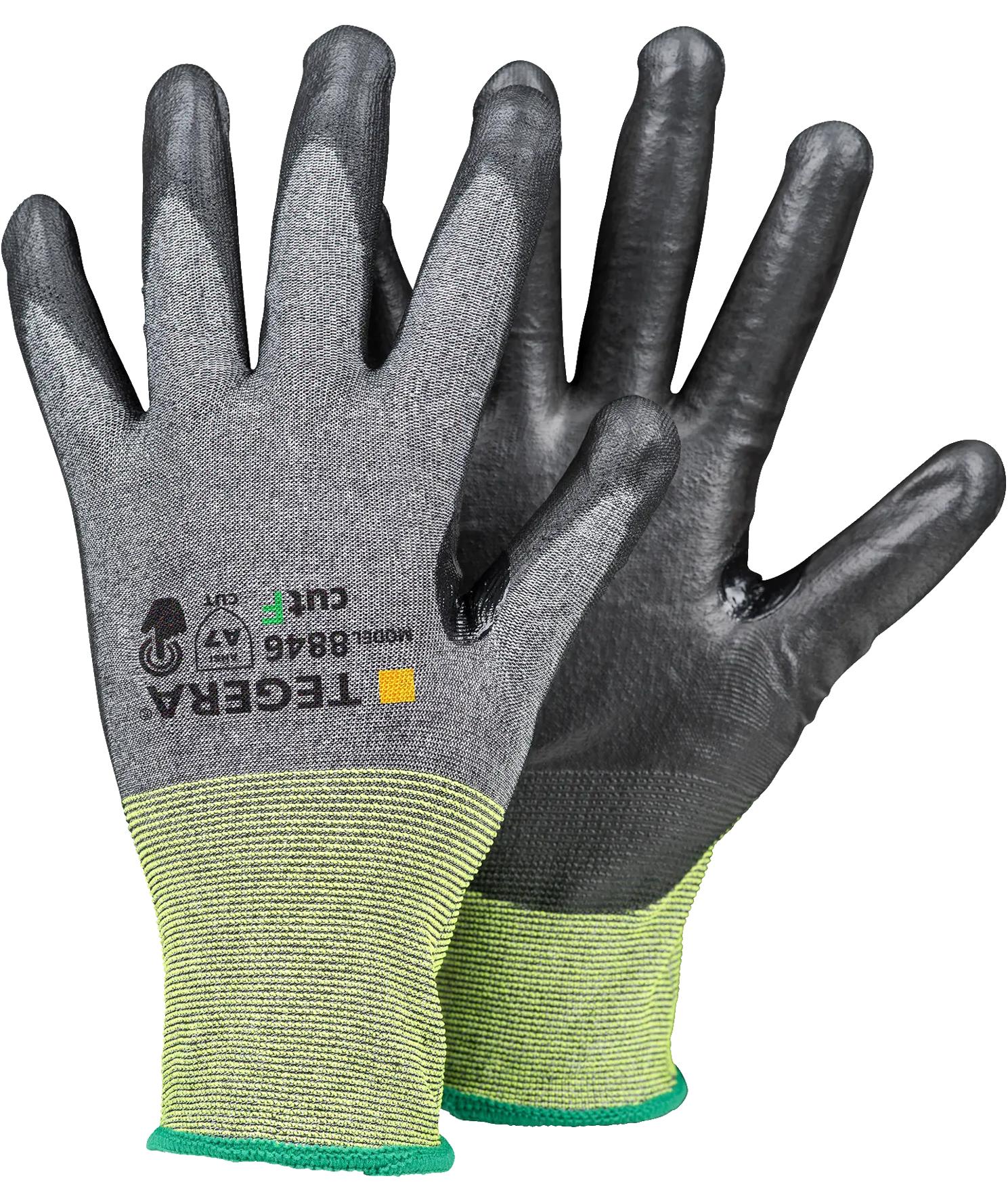Tegera 8846 Schnittschutzhandschuhe Cut F, Schwarz, large image number 6