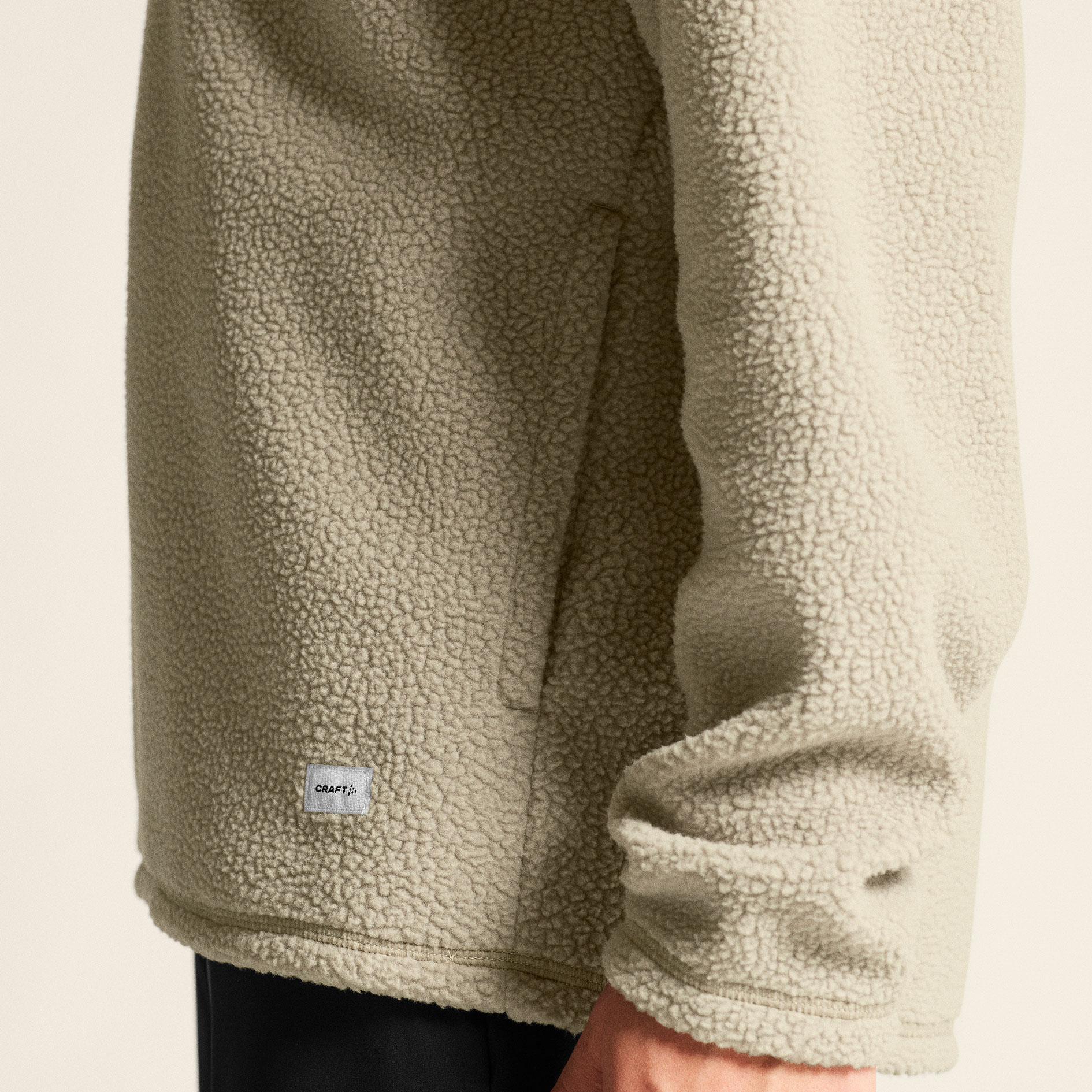 Craft Join half zip p&auml;lsfibertr&ouml;ja, Hay, large image number 7