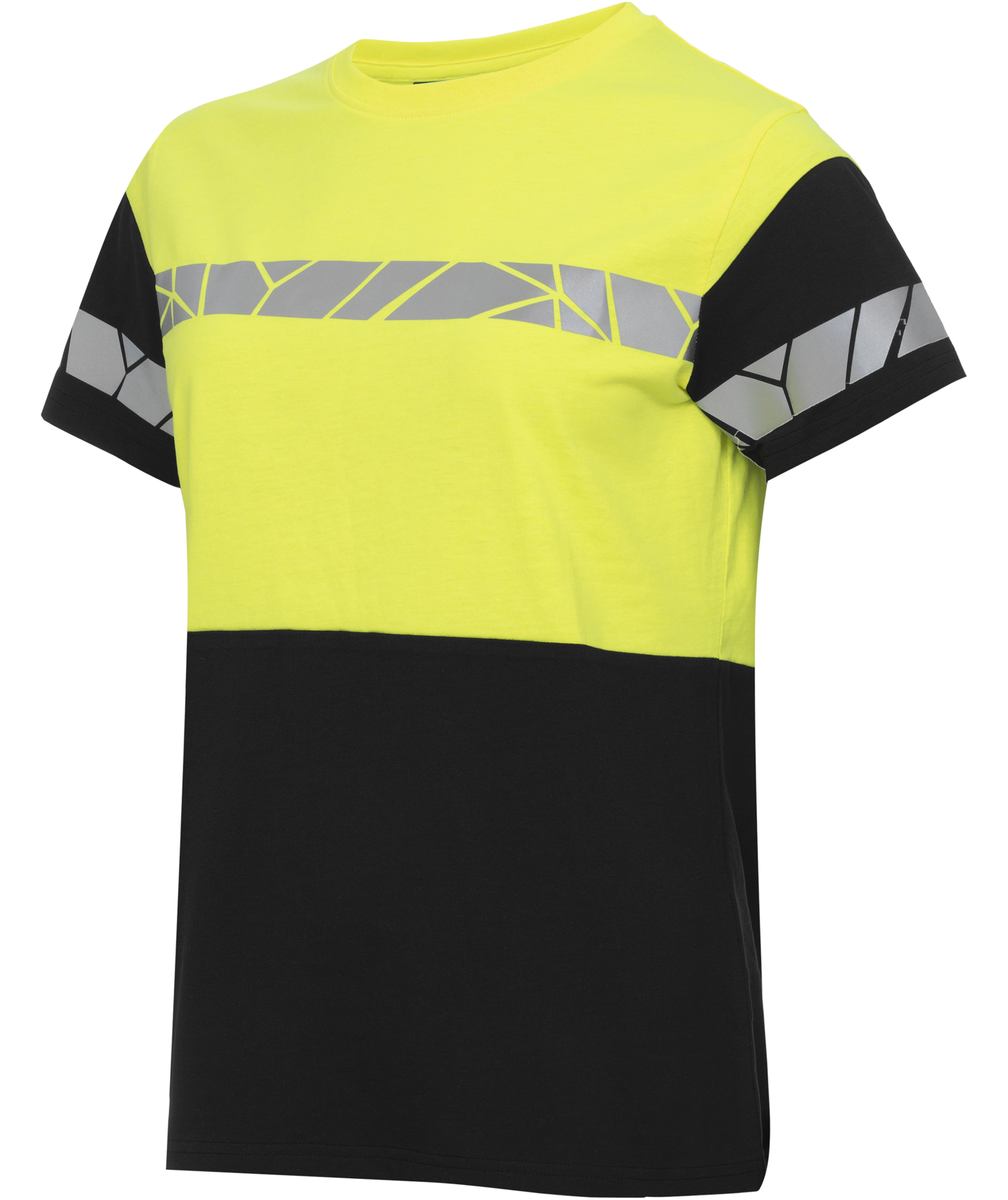 ProJob women's T-shirt 7005, Black/Yellow, large image number 4