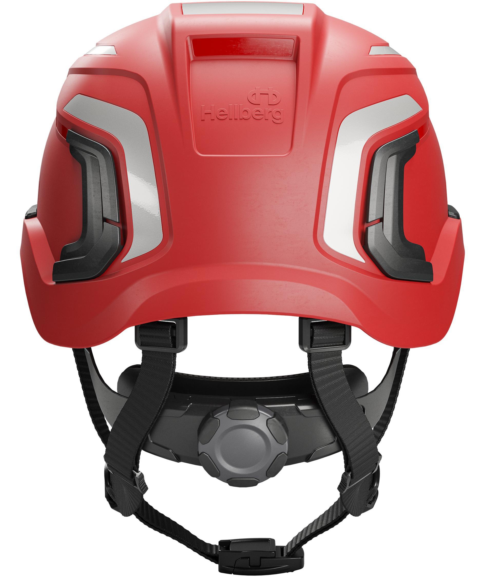Hellberg Sector ikke-ventileret sikkerhedshjelm, R&oslash;d, R&oslash;d, large image number 1