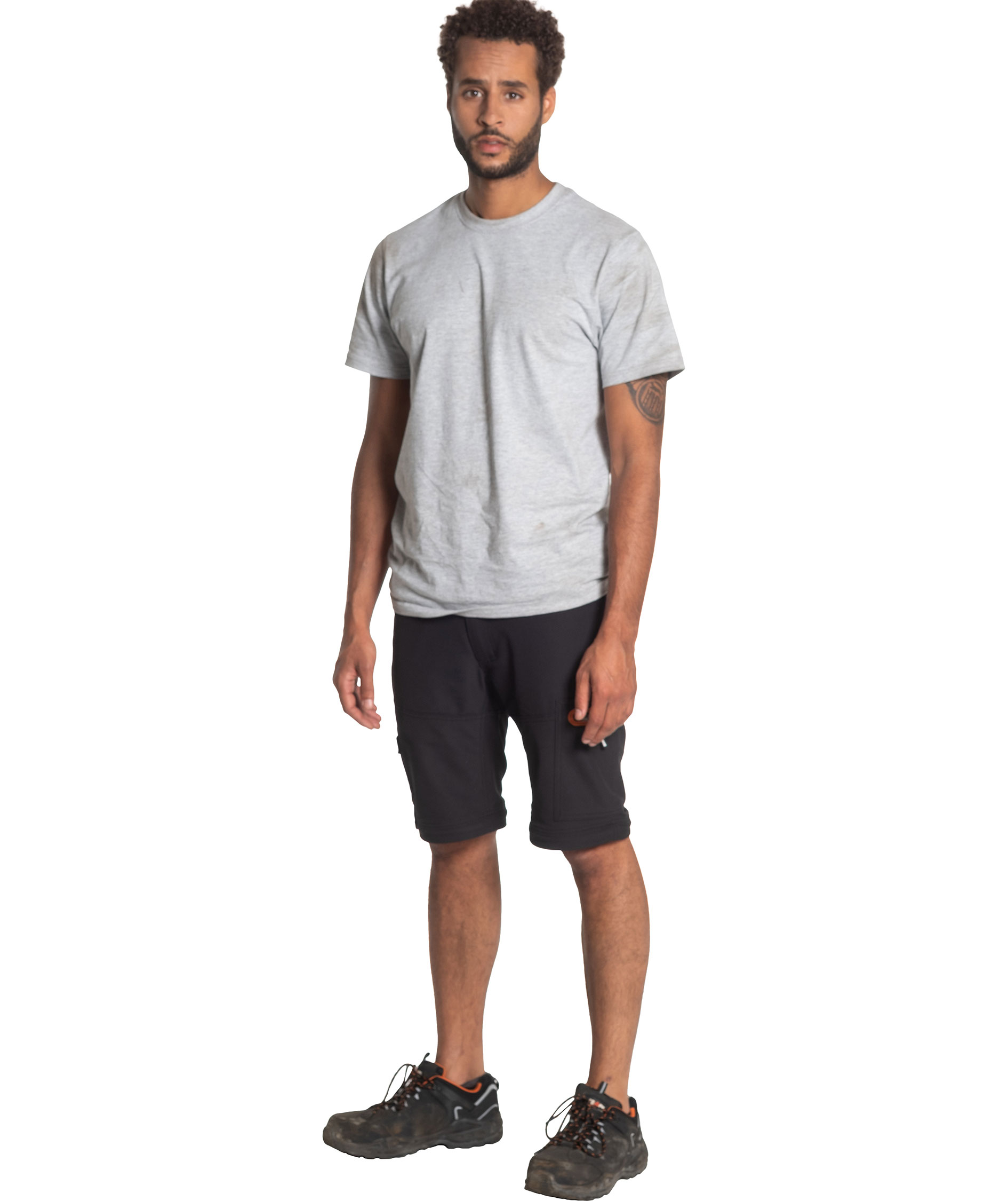 HEROCK Tornado Zip-off servicebukser, Black, large image number 5