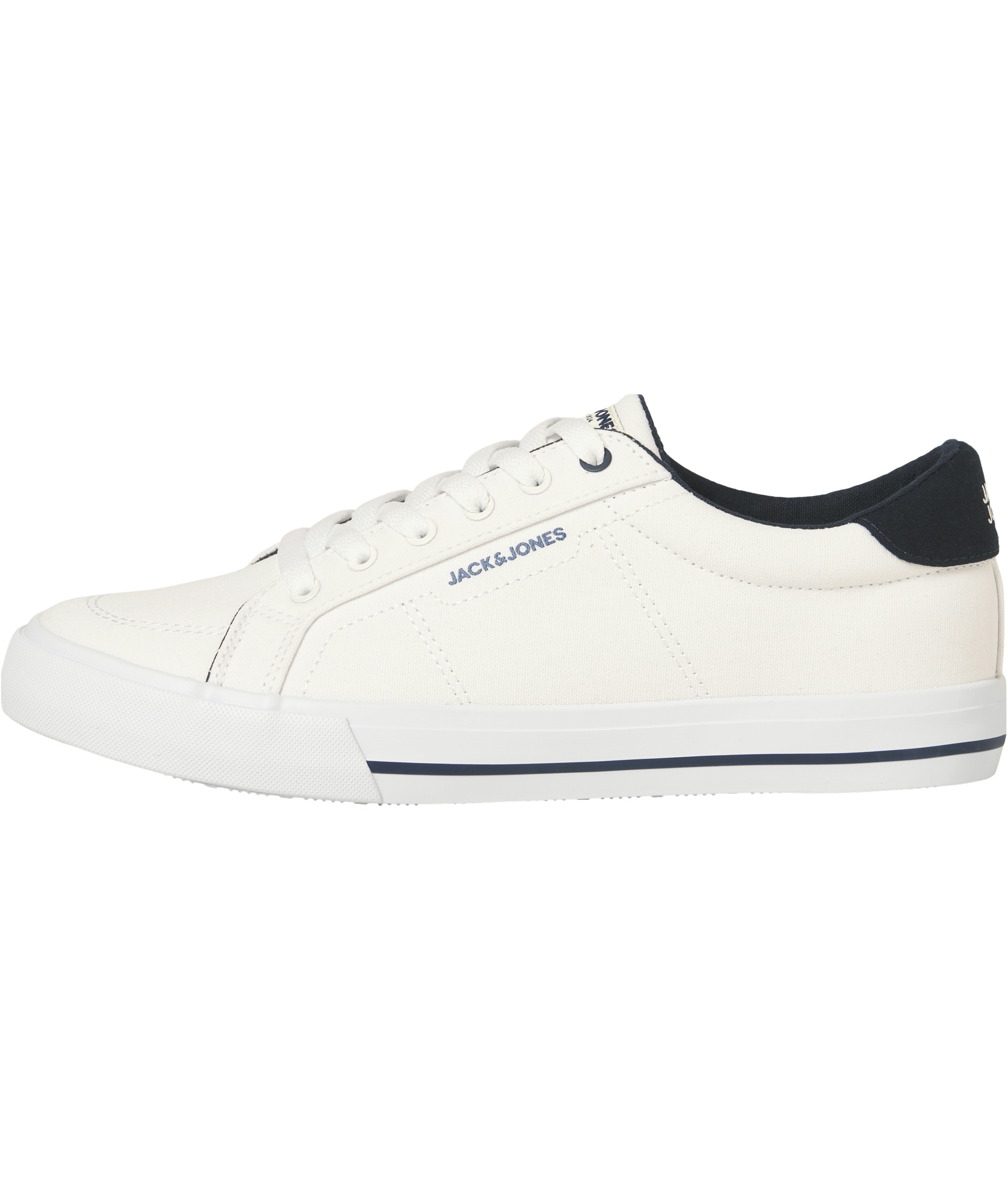 Jack & Jones JFWJERRY canvas sneakers, White, White, swatch