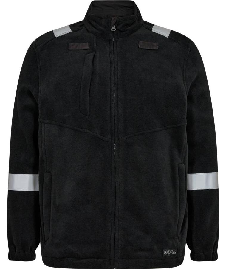 Engel Safety+ fleecejacka, Svart, large image number 0