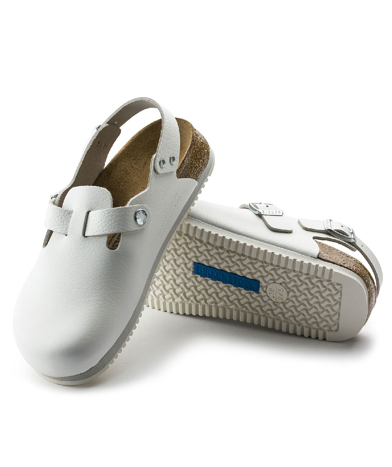 Birkenstock Tokio Supergrip Narrow Fit sandaler, Hvid, large image number 3