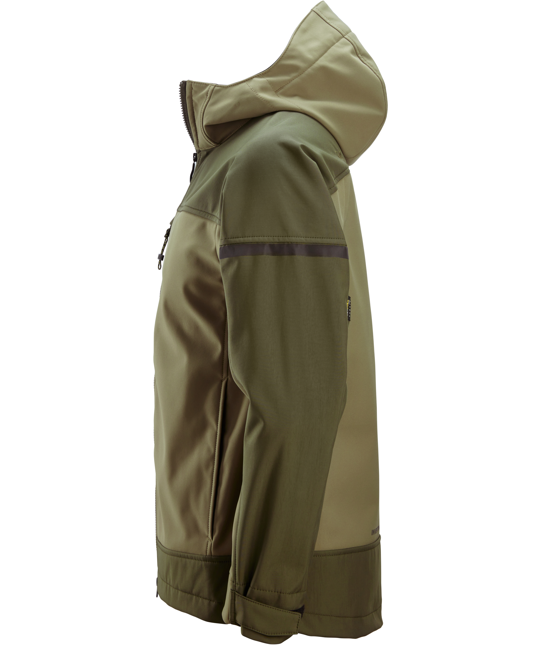 Snickers AllroundWork softshelljakke 1226, Khaki Green/Dark Khaki Green, large image number 6