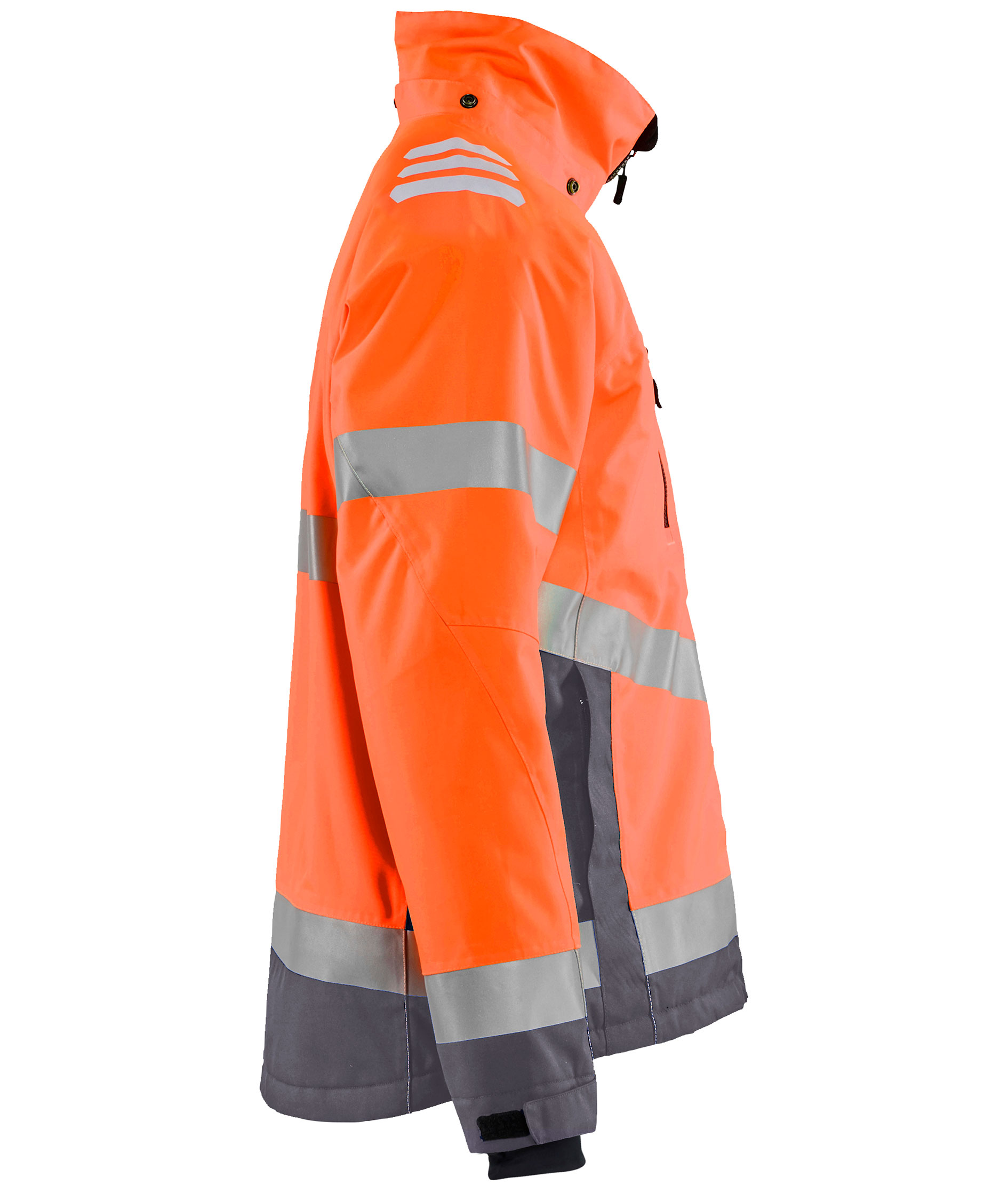 Bl&aring;kl&auml;der Winterjacke, Hi-Vis Orange/Mittelgrau, large image number 2