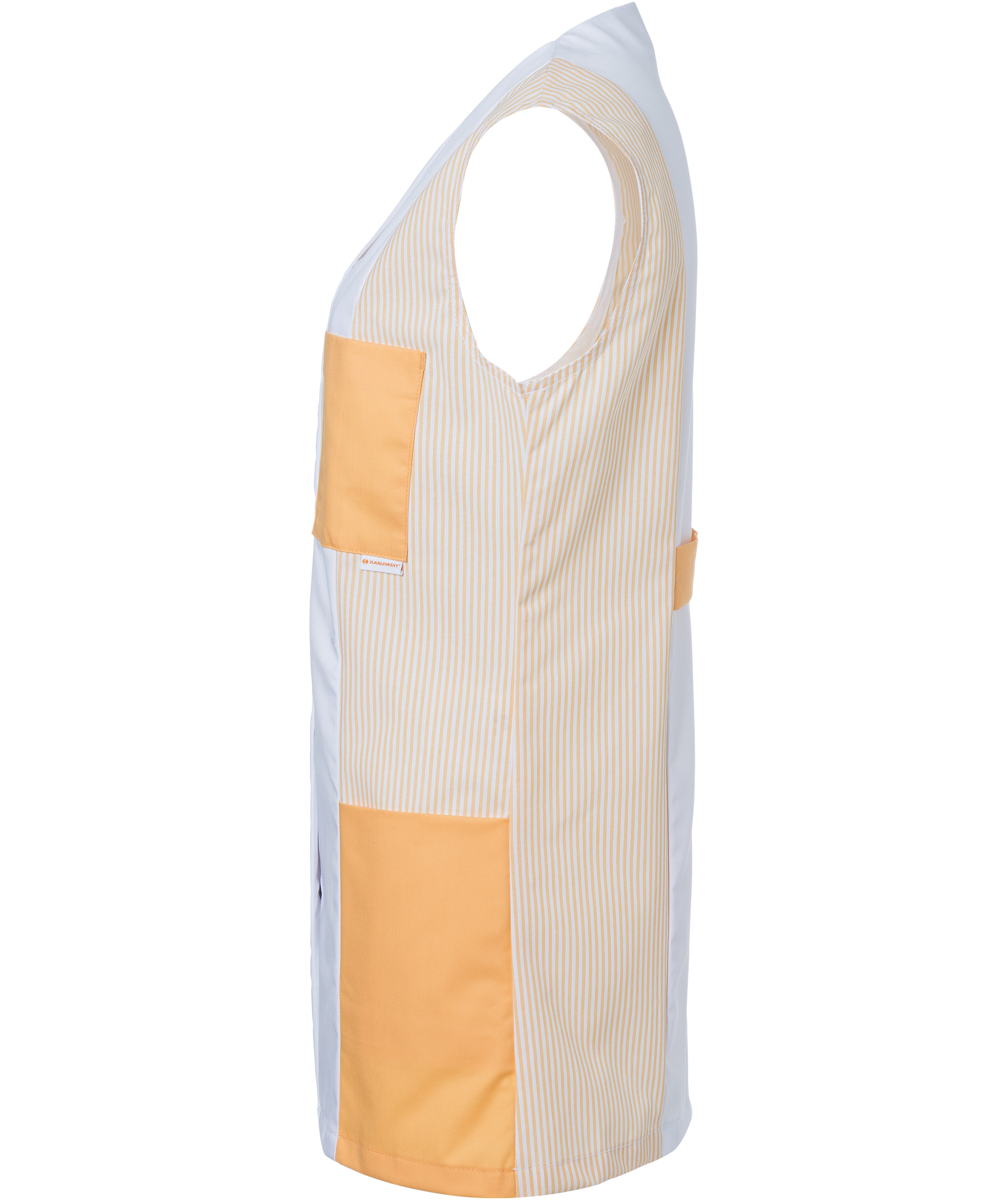 Karlowsky Sabrina Damen-Tunika ohne &Auml;rmel, White/ochre, large image number 3