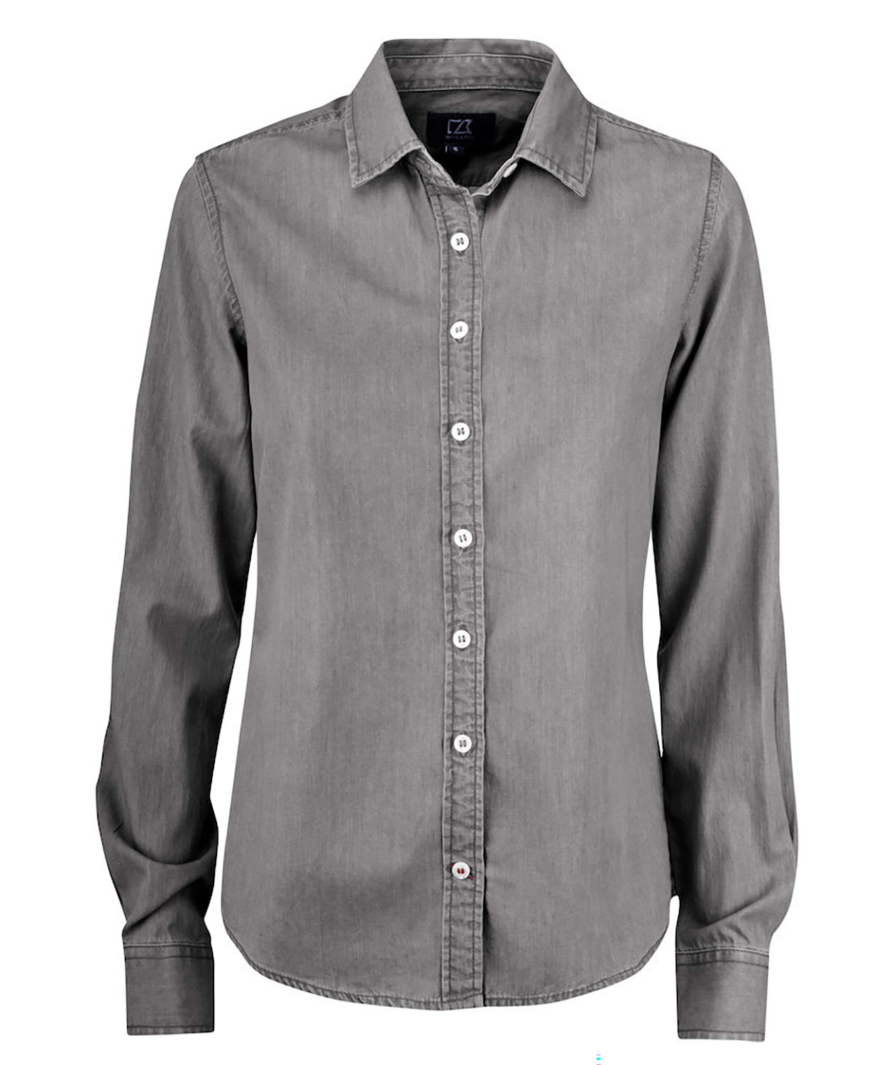 Cutter & Buck Ellensburg Modern fit denim skjorta dam, Denimgr&aring;