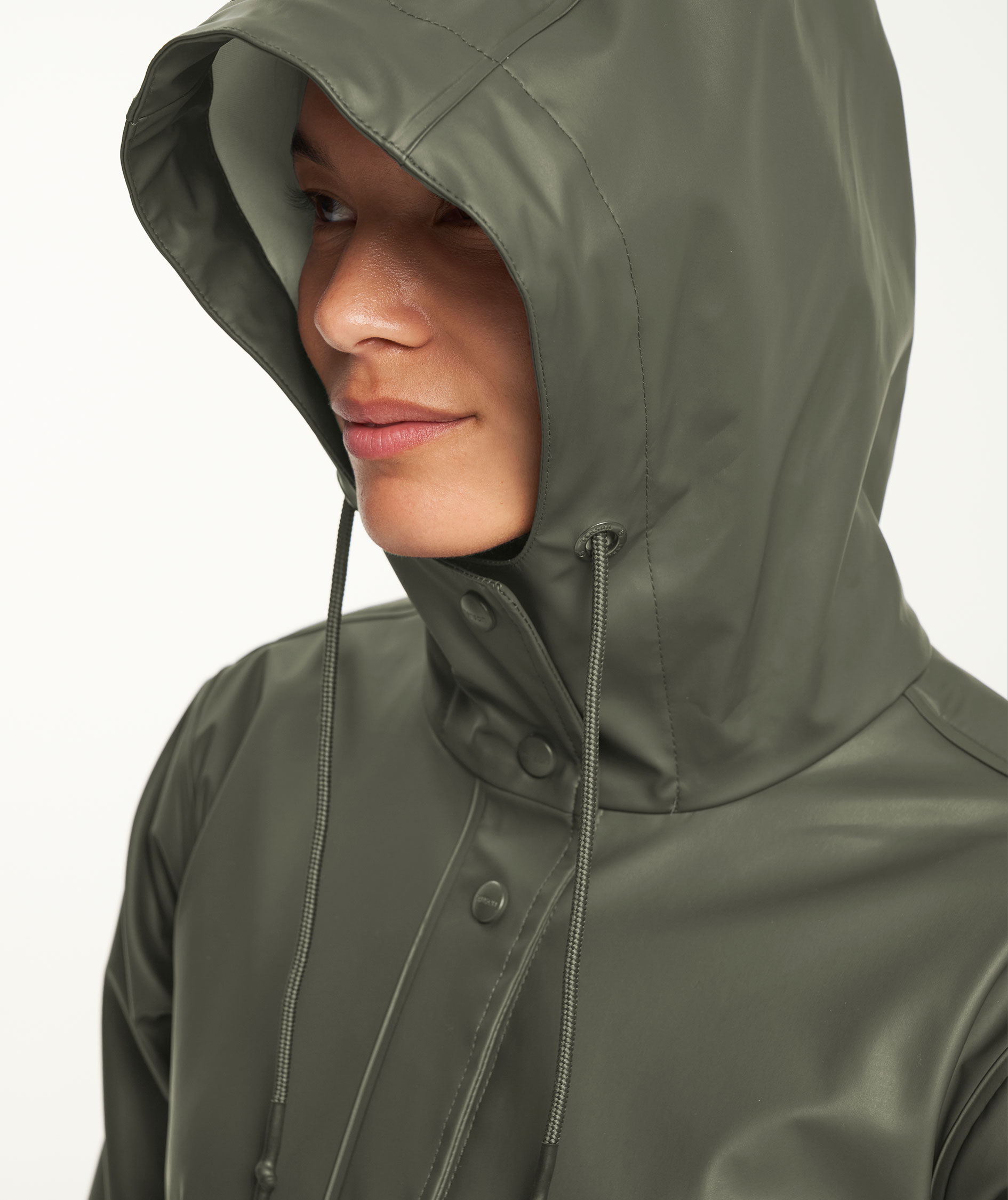 Tenson Apelviken dame regnjakke, Olivengr&oslash;nn, large image number 5