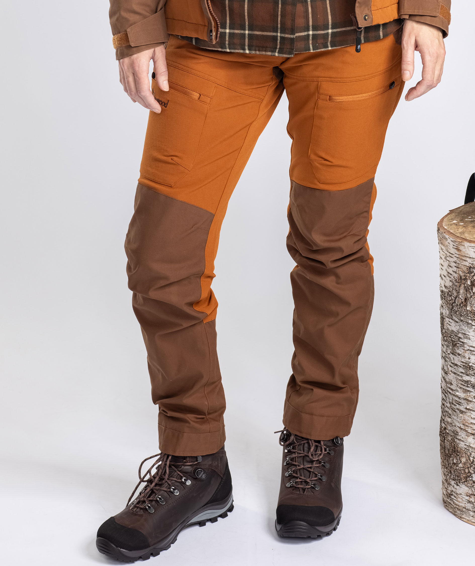 Pinewood&nbsp;Finnveden Hybrid Extreme damebukser, Fudge/Nougat, large image number 1