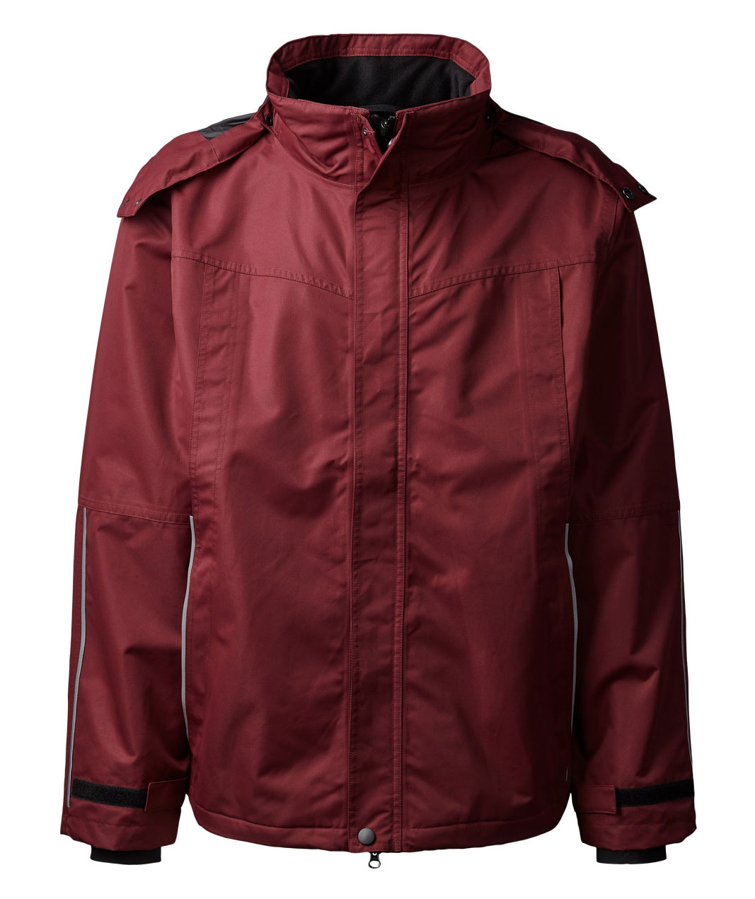 Xplor Care Zip-in skaljacka med avtagbar huva, Wine