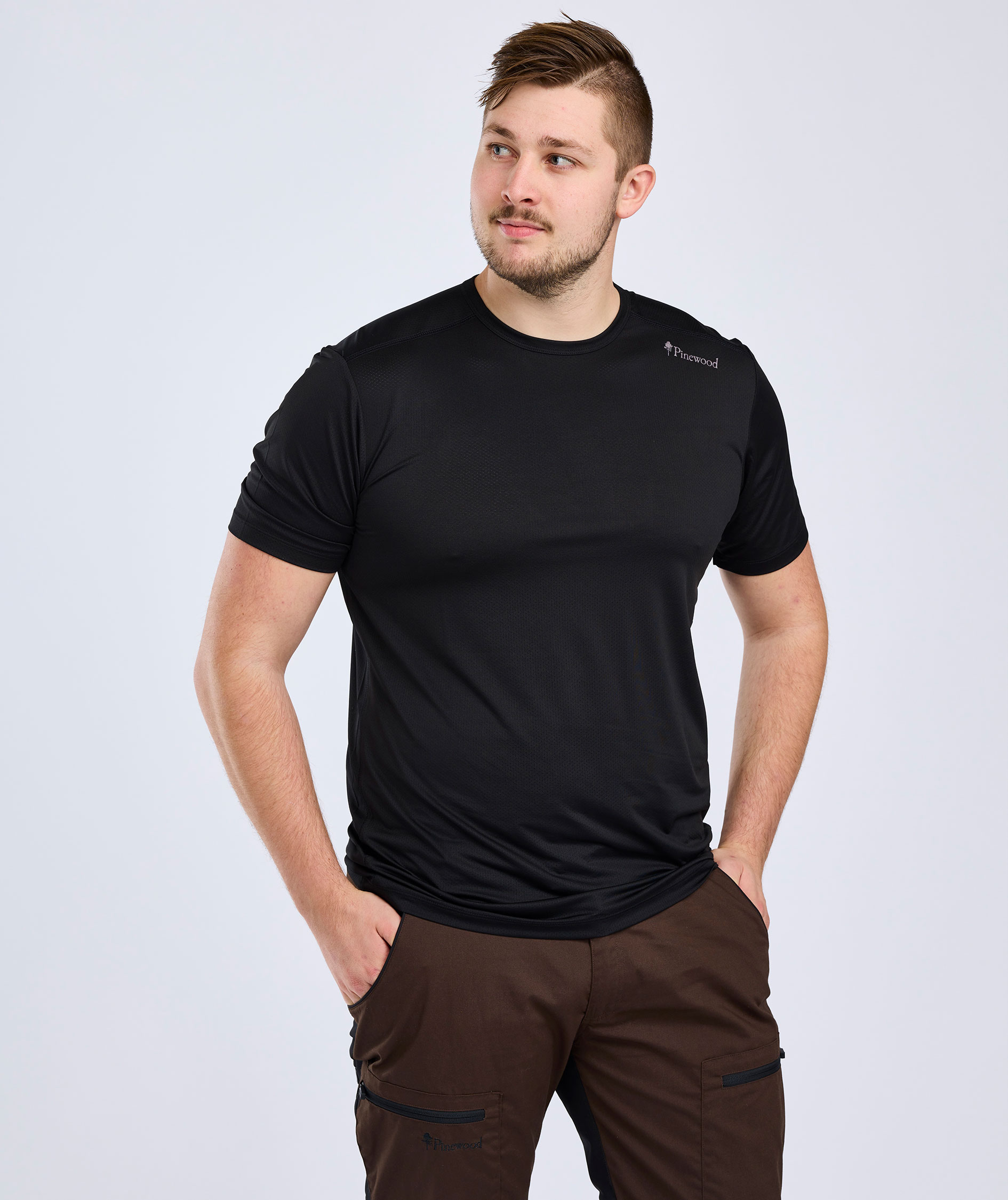 Pinewood Function T-shirt, Sort, large image number 4