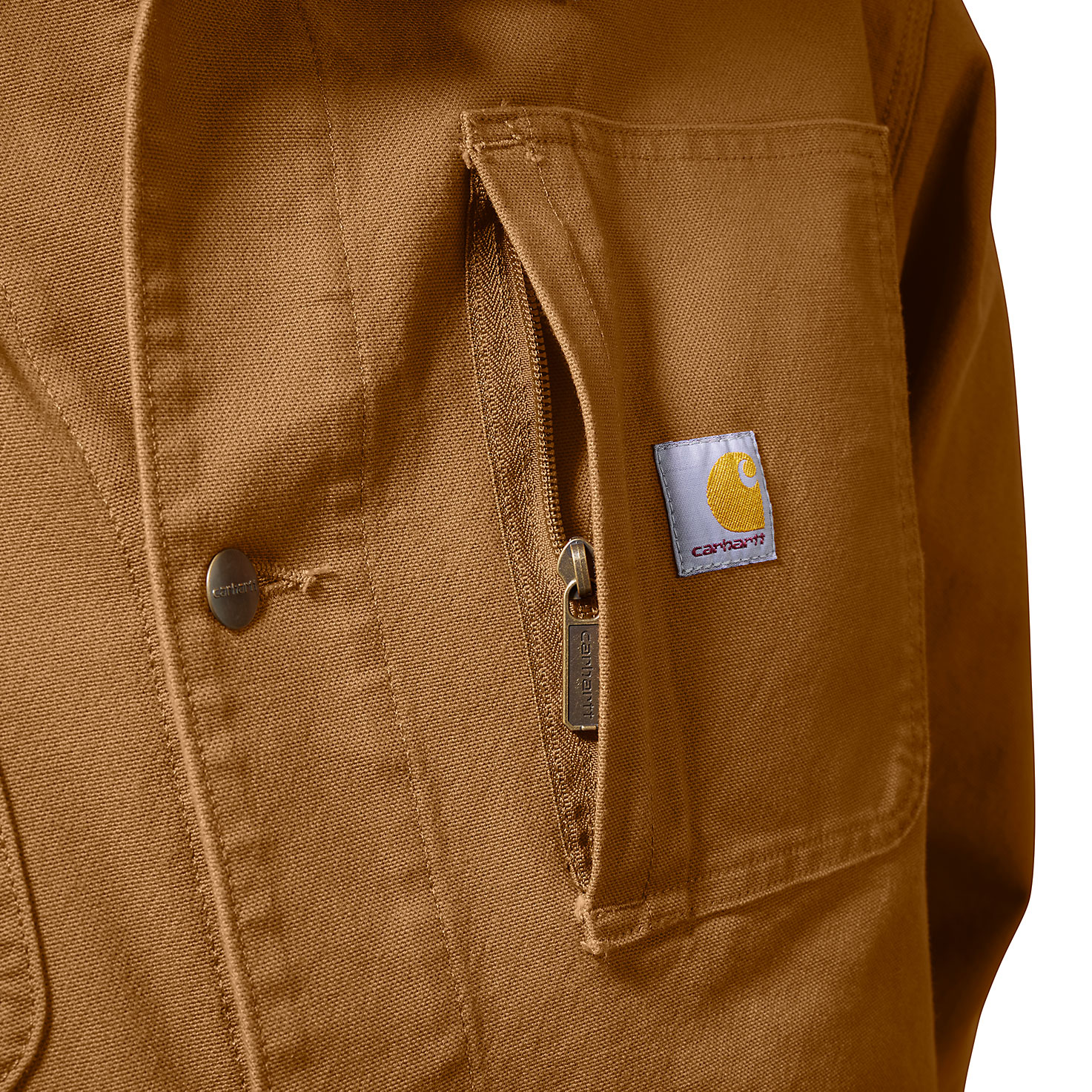 Carhartt Duck jacka, Carhartt Brown, large image number 5