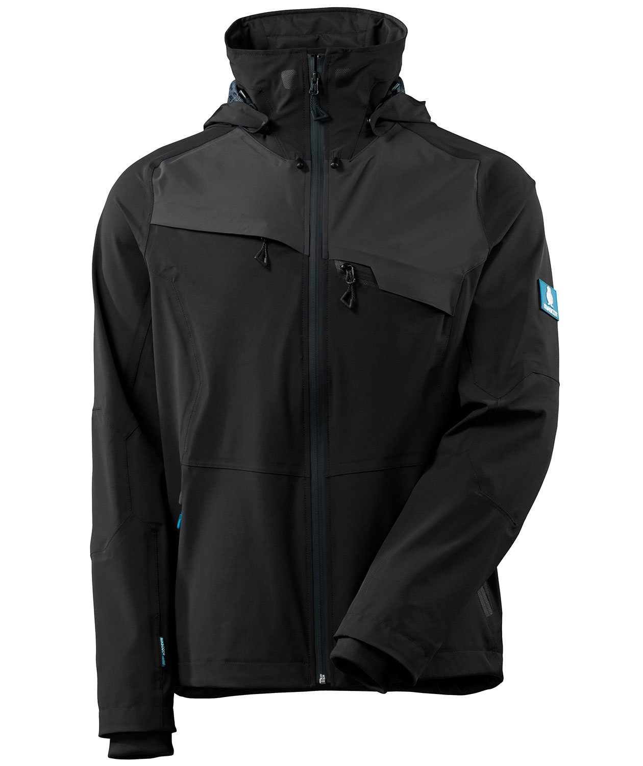 Mascot Advanced skaljakke full stretch, Sort/M&oslash;rk&nbsp;Antracitgr&aring;