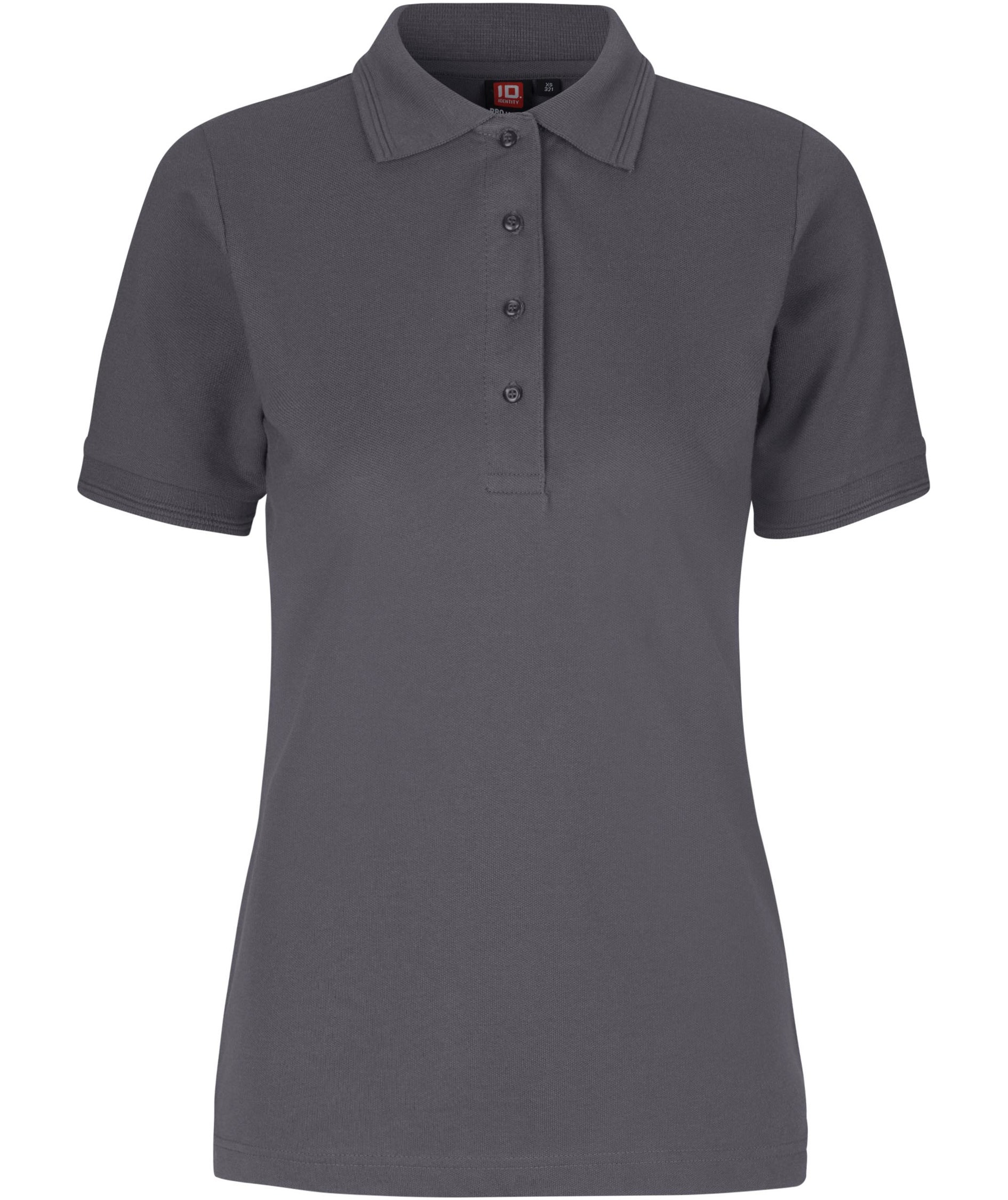 ID PRO Wear dame Polo T-skjorte, Silver Grey, large image number 0