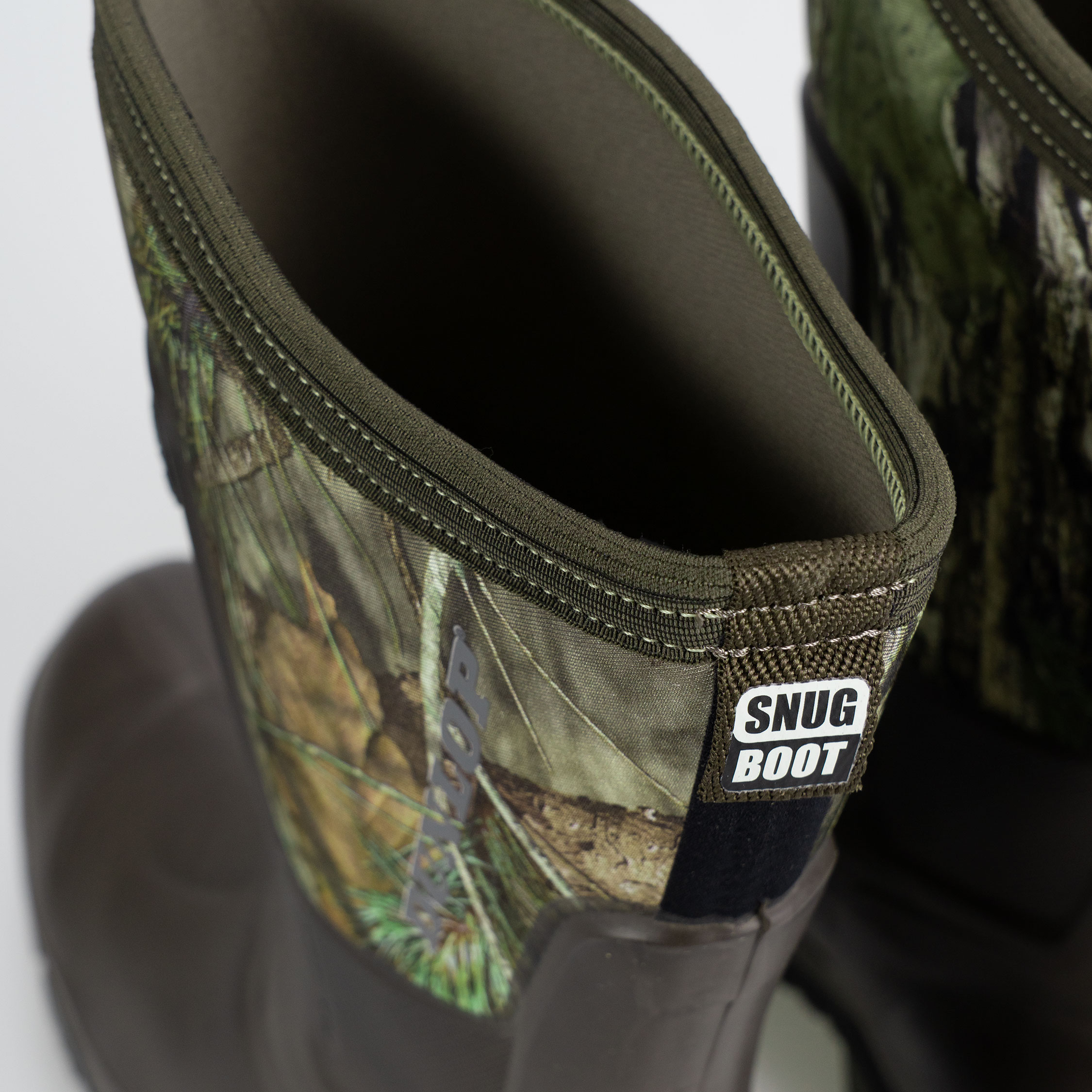 Dunlop Snugboot Trailblazer rubber boots, Brown/Green, large image number 8
