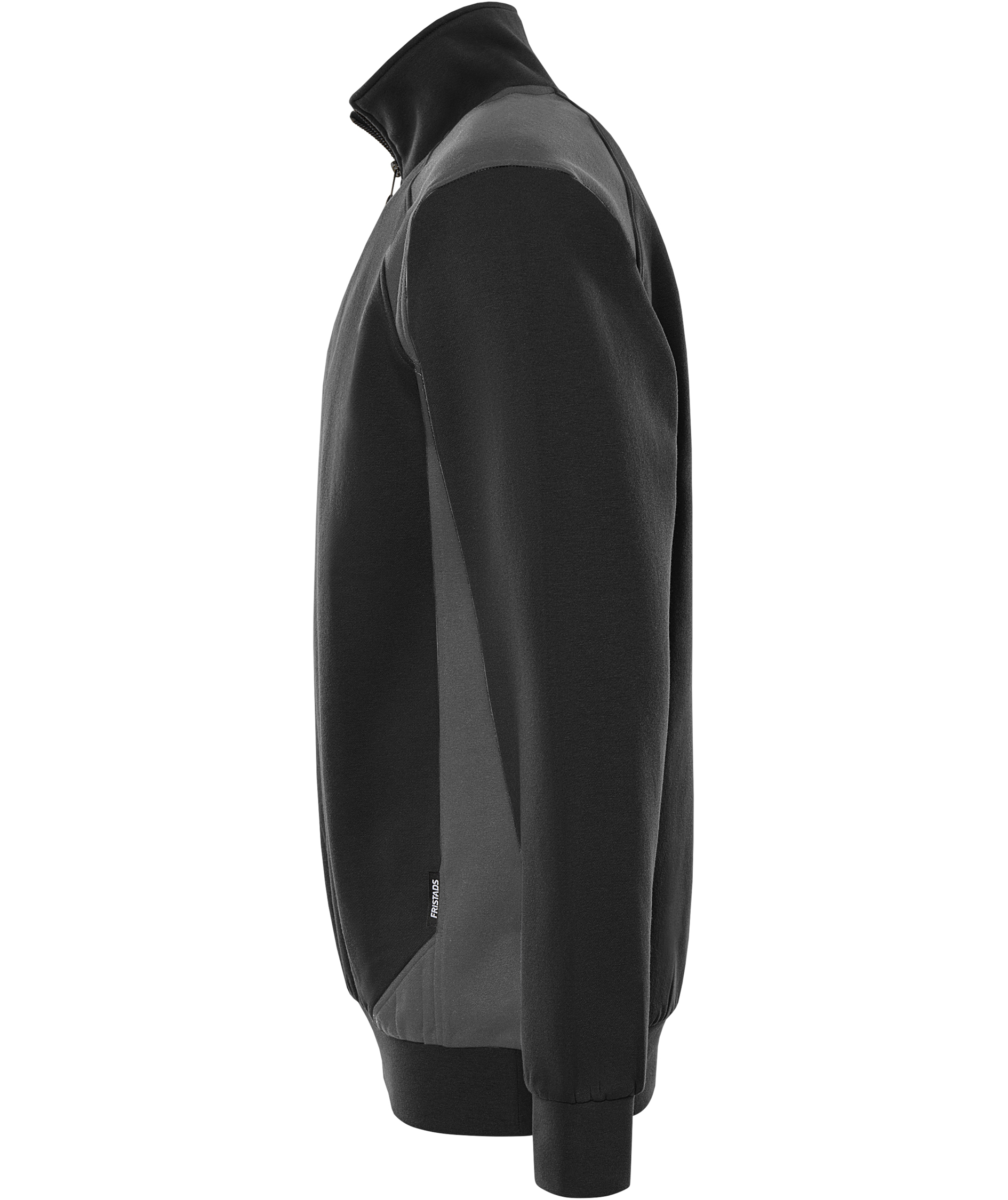 Fristads half zip sweatshirt 7048 GSM, Black/Grey, large image number 5