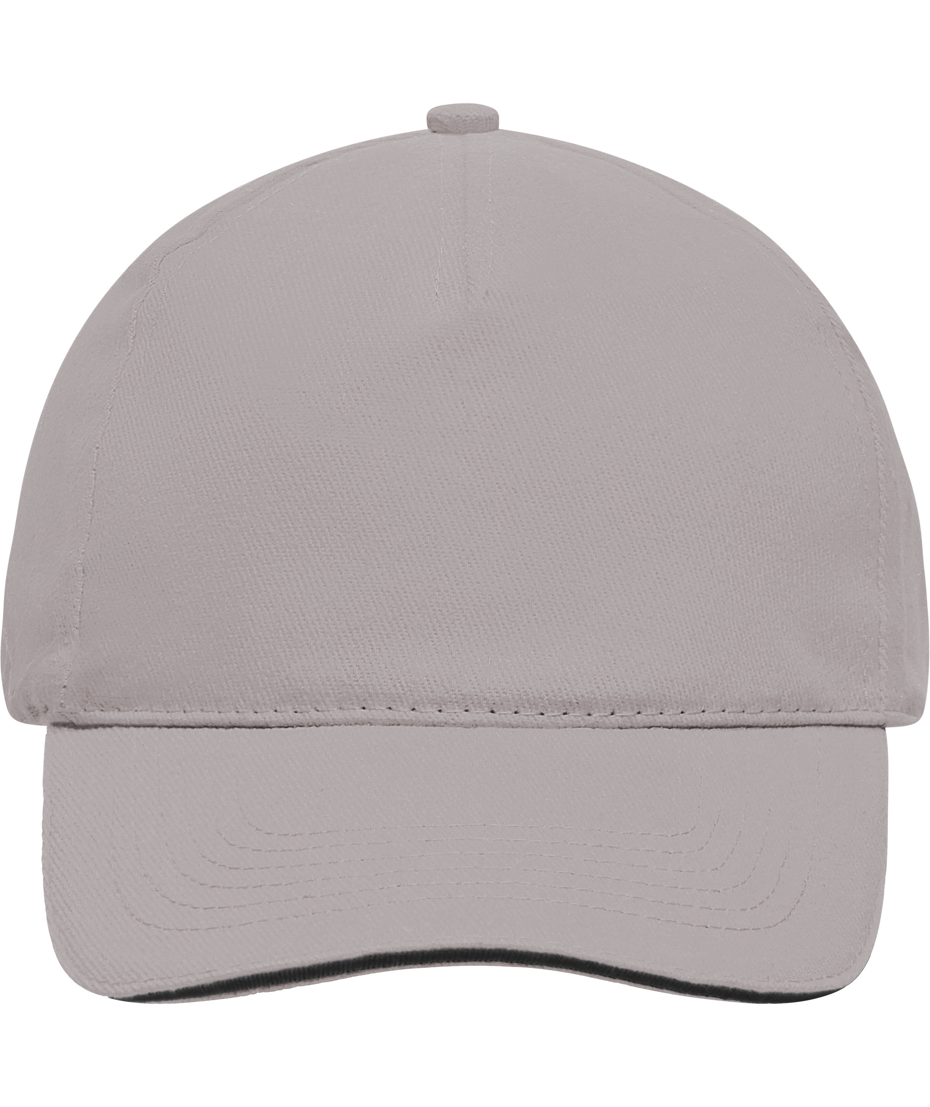 Myrtle Beach 5 Panel Sandwich cap, Light Grey/Black