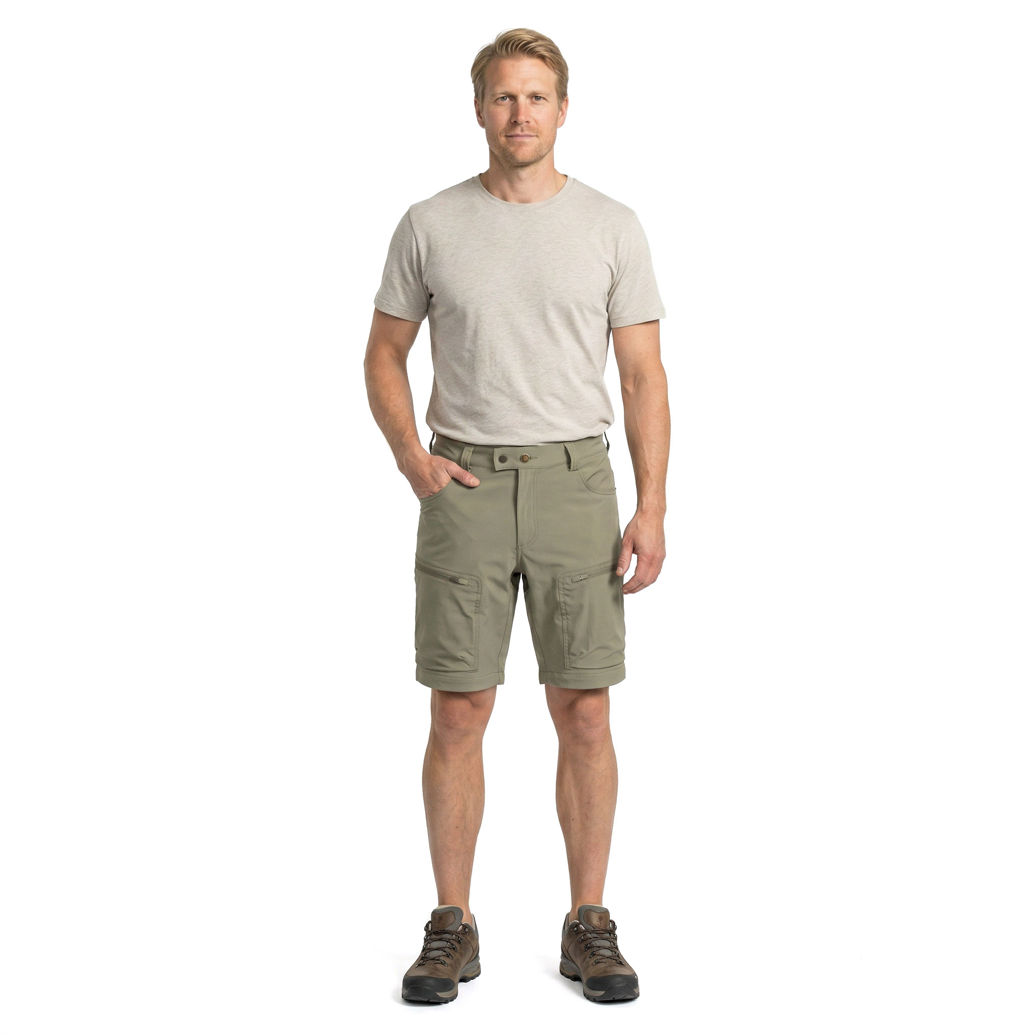 Pinewood Active Outdoor shorts, Light Khaki, large image number 2