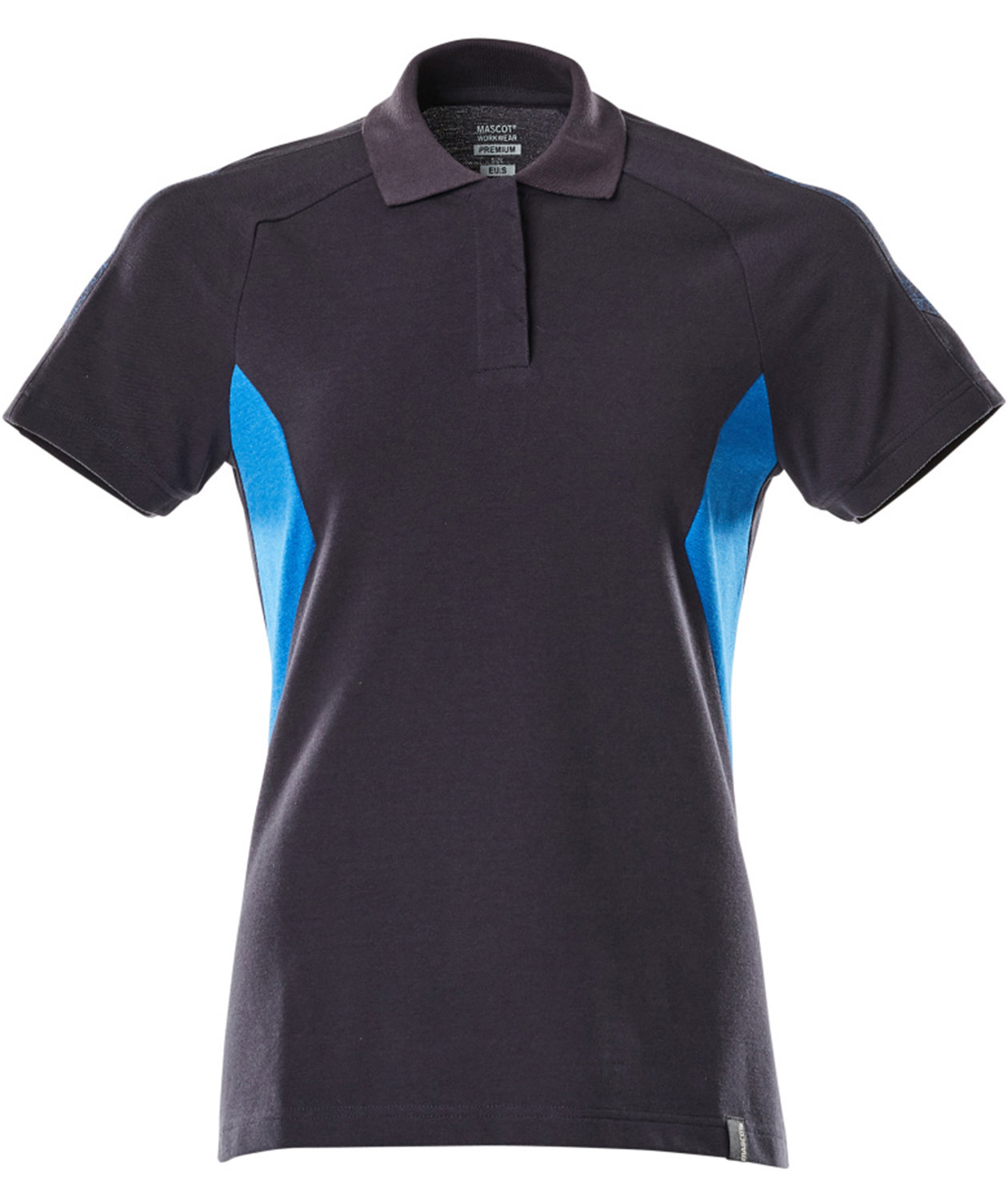 Mascot Accelerate Damen Poloshirt, Dunkel Marine/Azurblau, Dunkel Marine/Azurblau, swatch
