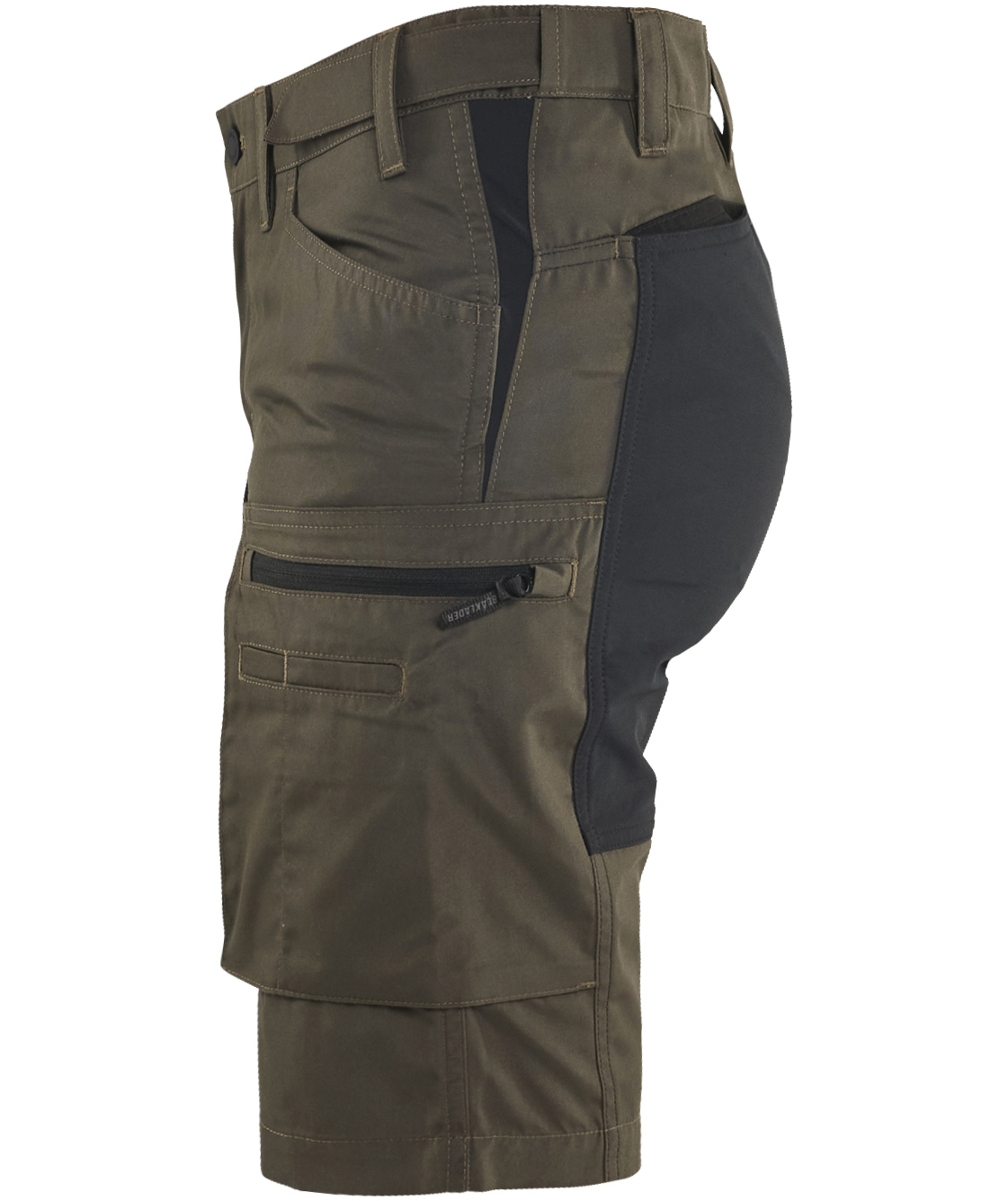 Bl&aring;kl&auml;der Unite women's serviceshorts, Olive Green/Black, large image number 3