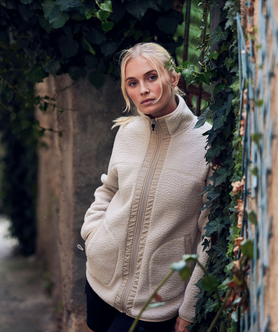 Tenson Yoke dame fiberpelsjakke, Sand, large image number 1