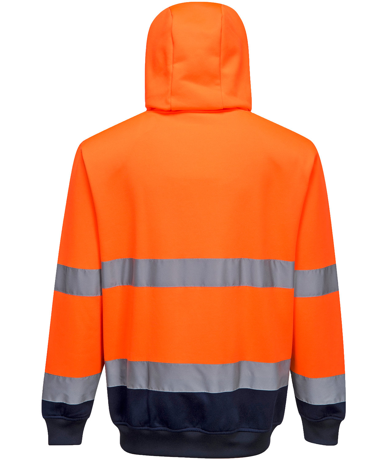 Portwest hoodie, Varsel Orange/Marinbl&aring;