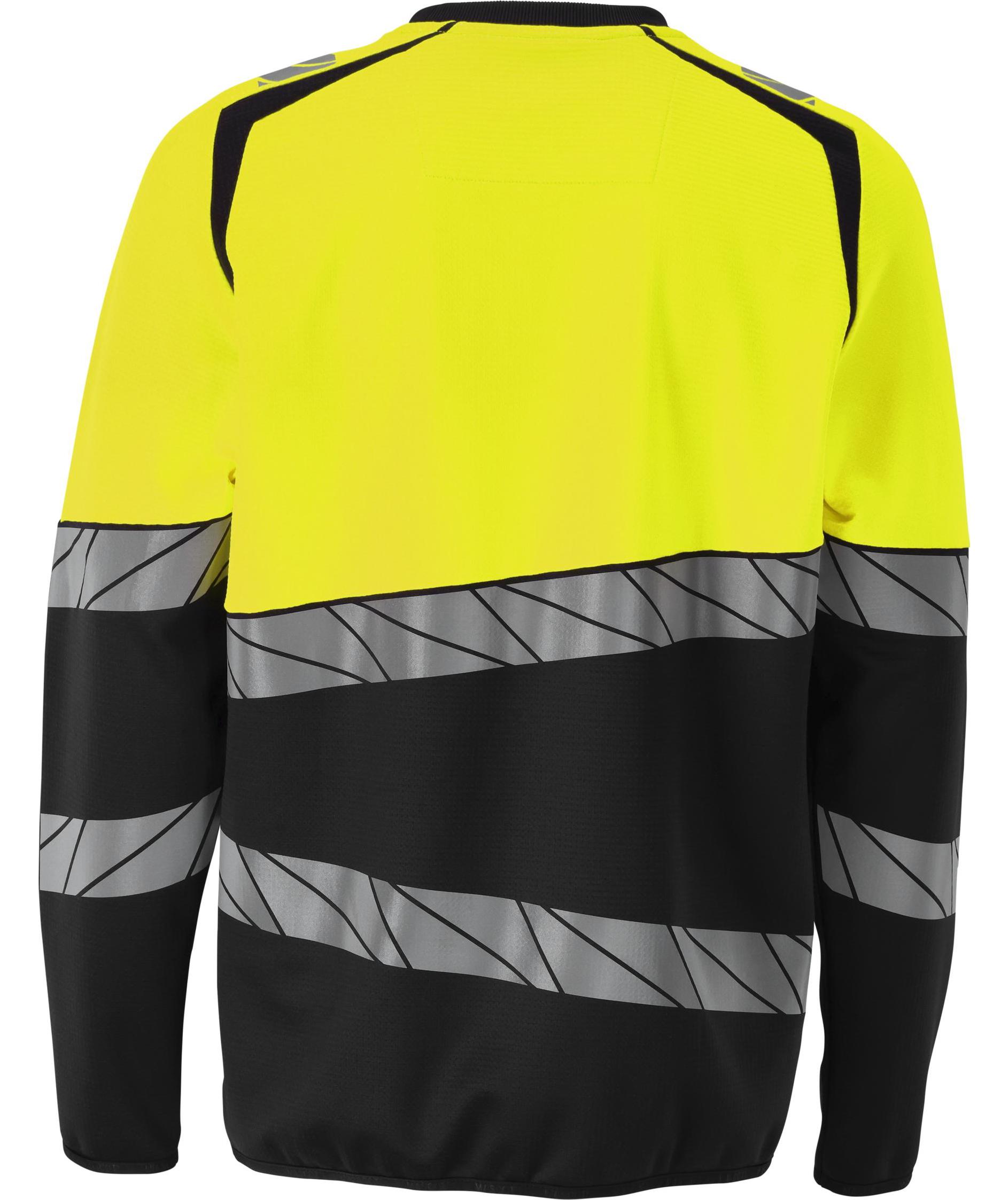 Mascot Accelerate Safe sweatshirt, Black/Hi-Vis Yellow, large image number 1