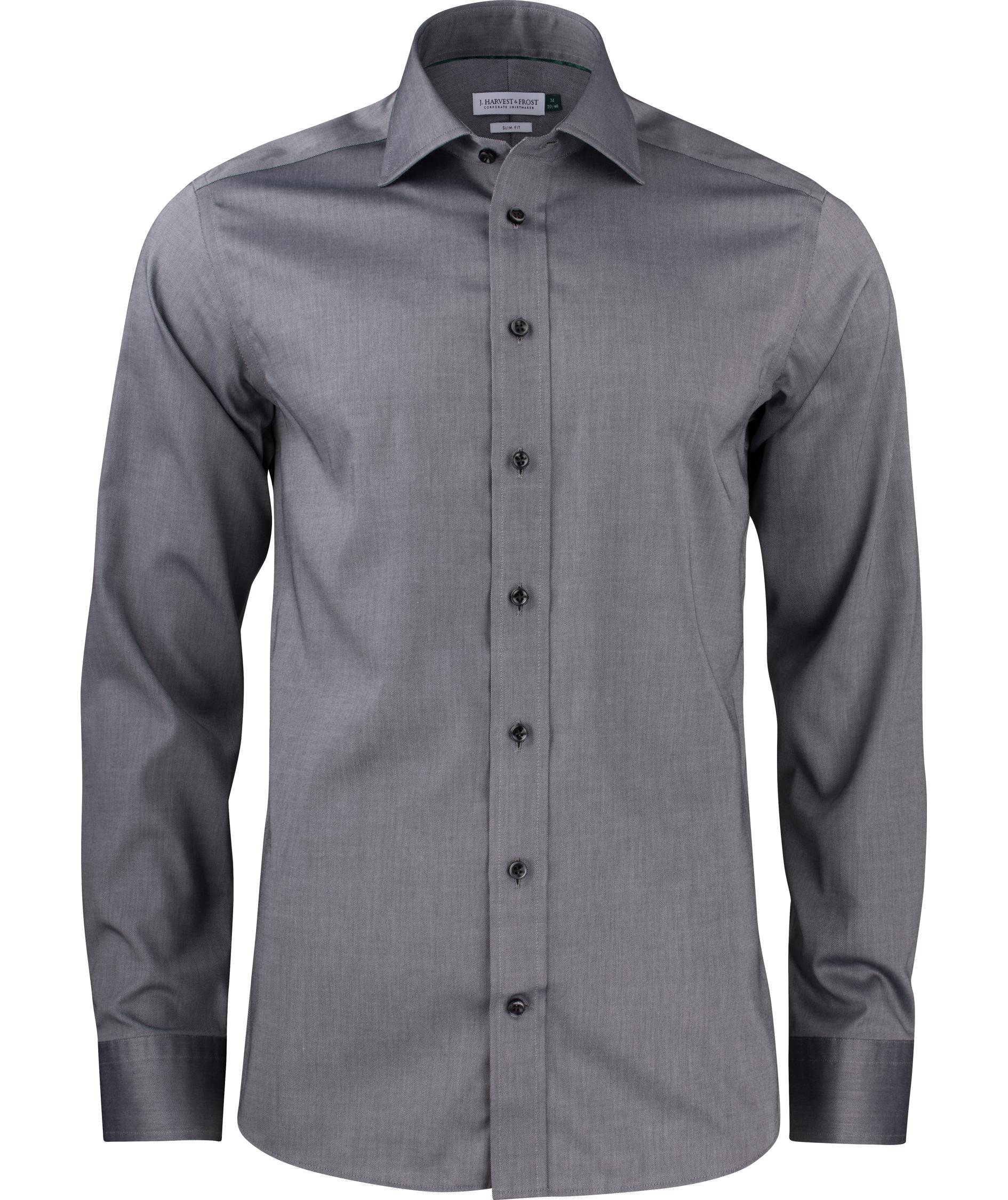 J. Harvest & Frost Twill Green Bow O1 regular fit skjorta