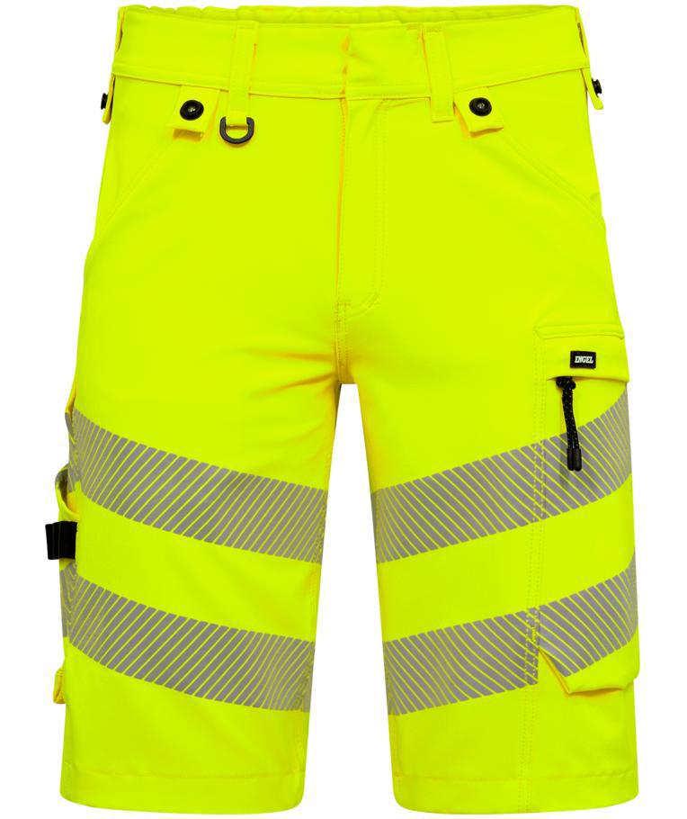 Engel Safety work shorts full stretch, Yellow/Blue Ink, Yellow/Blue Ink, swatch