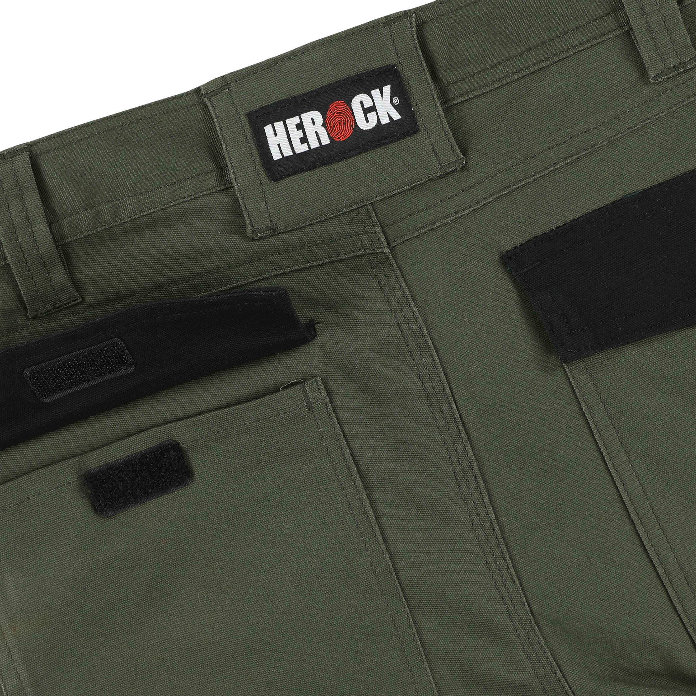 HEROCK Dero work trousers, Dark Khaki/Black, large image number 5